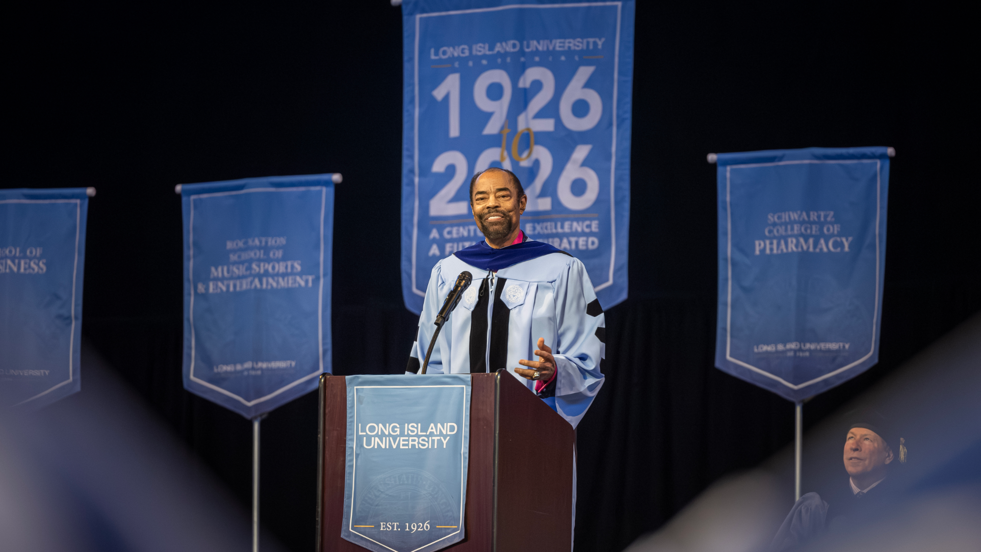Walt Frazier at 2026 BK Commencement