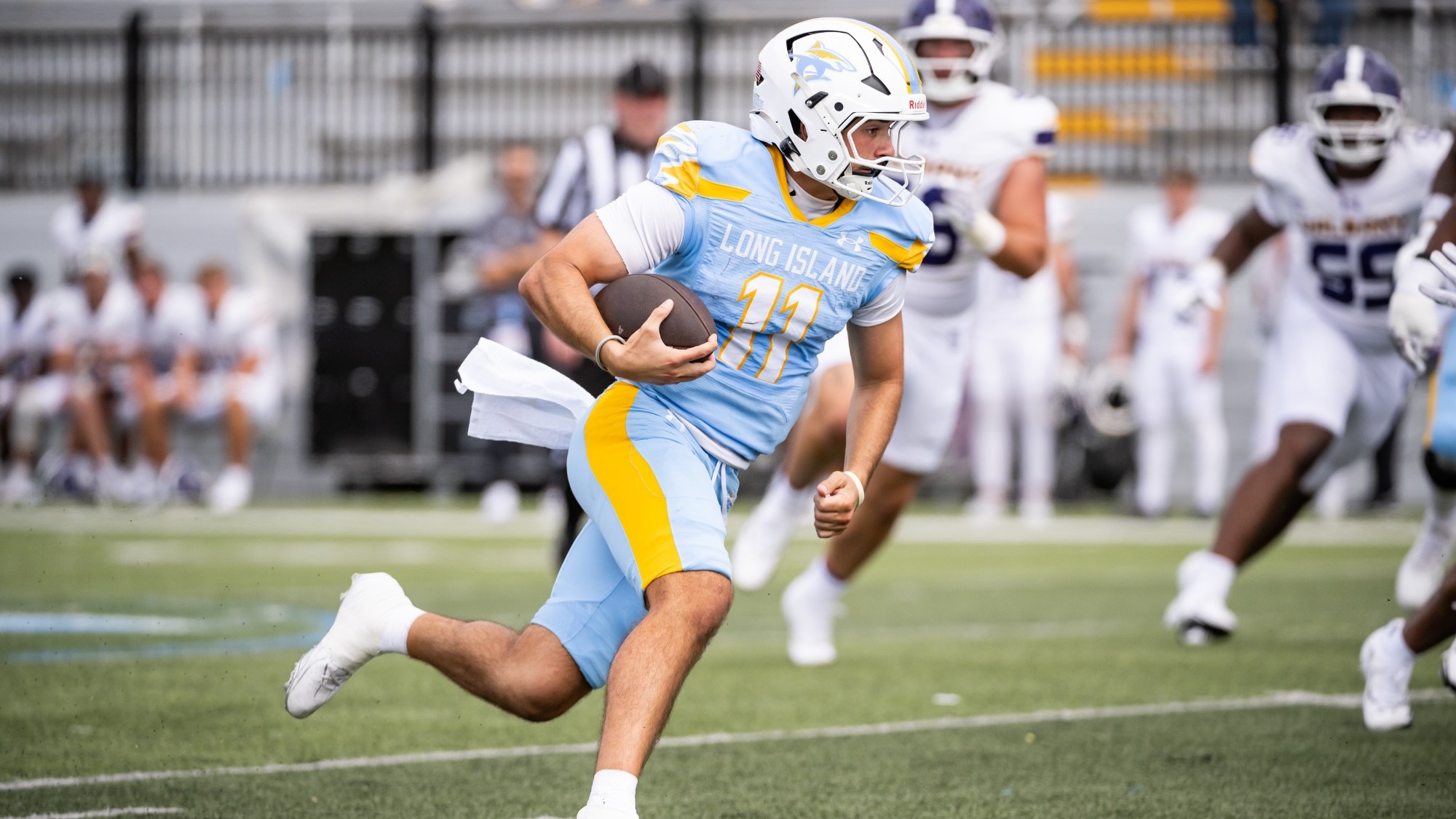 Luca Stanzani Football vs. UAlbany Sept. 12, 2026