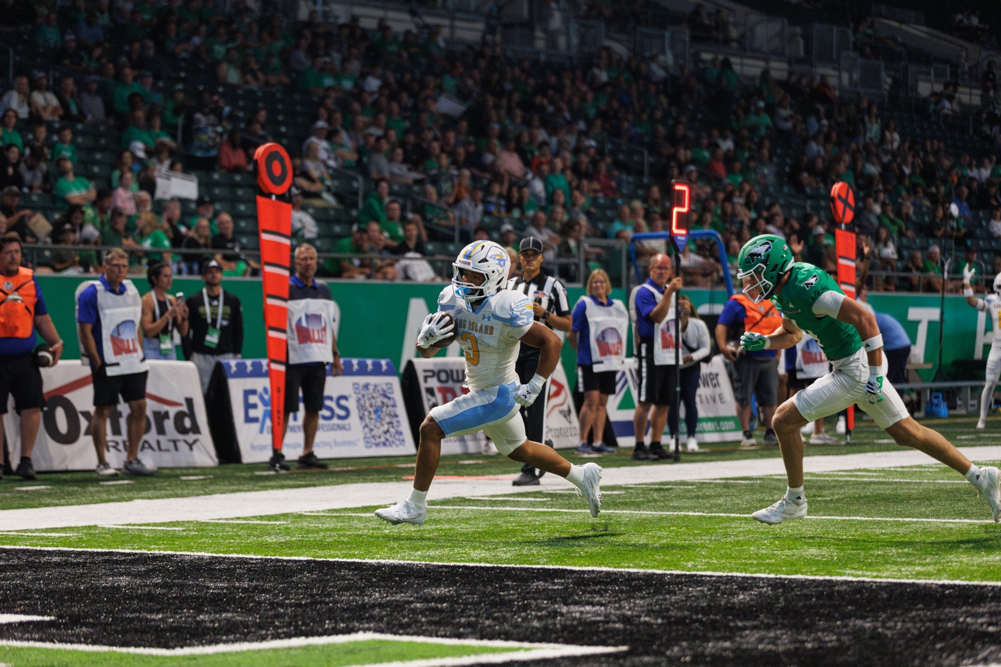 LIU Football Tyselle Spencer Touchdown vs. North Dakota Aug. 27, 2026