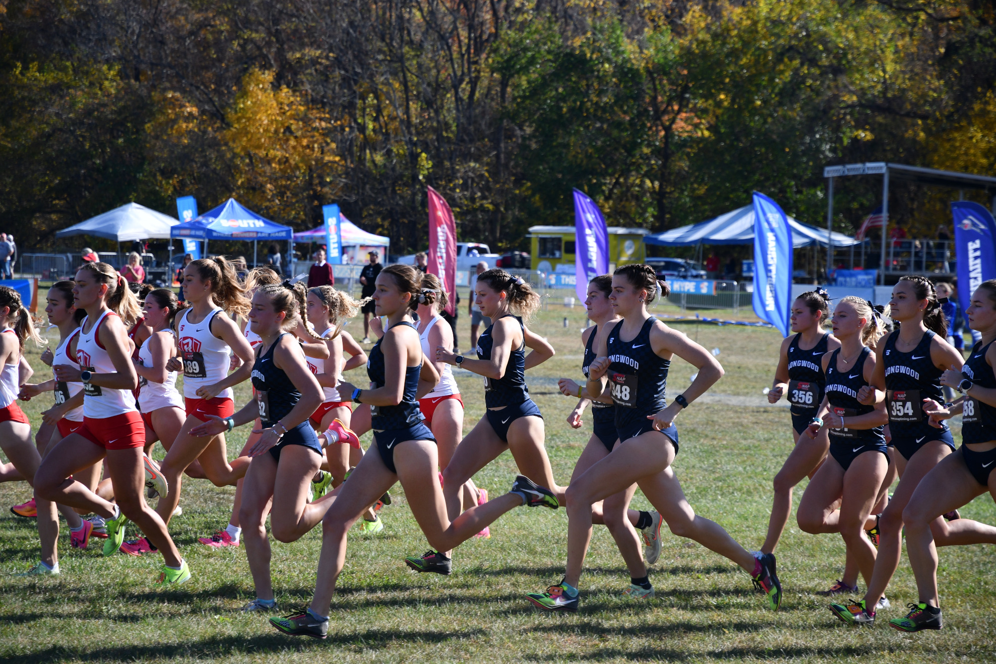 Women's Cross Country Edges Three Big South Foes At Upstate