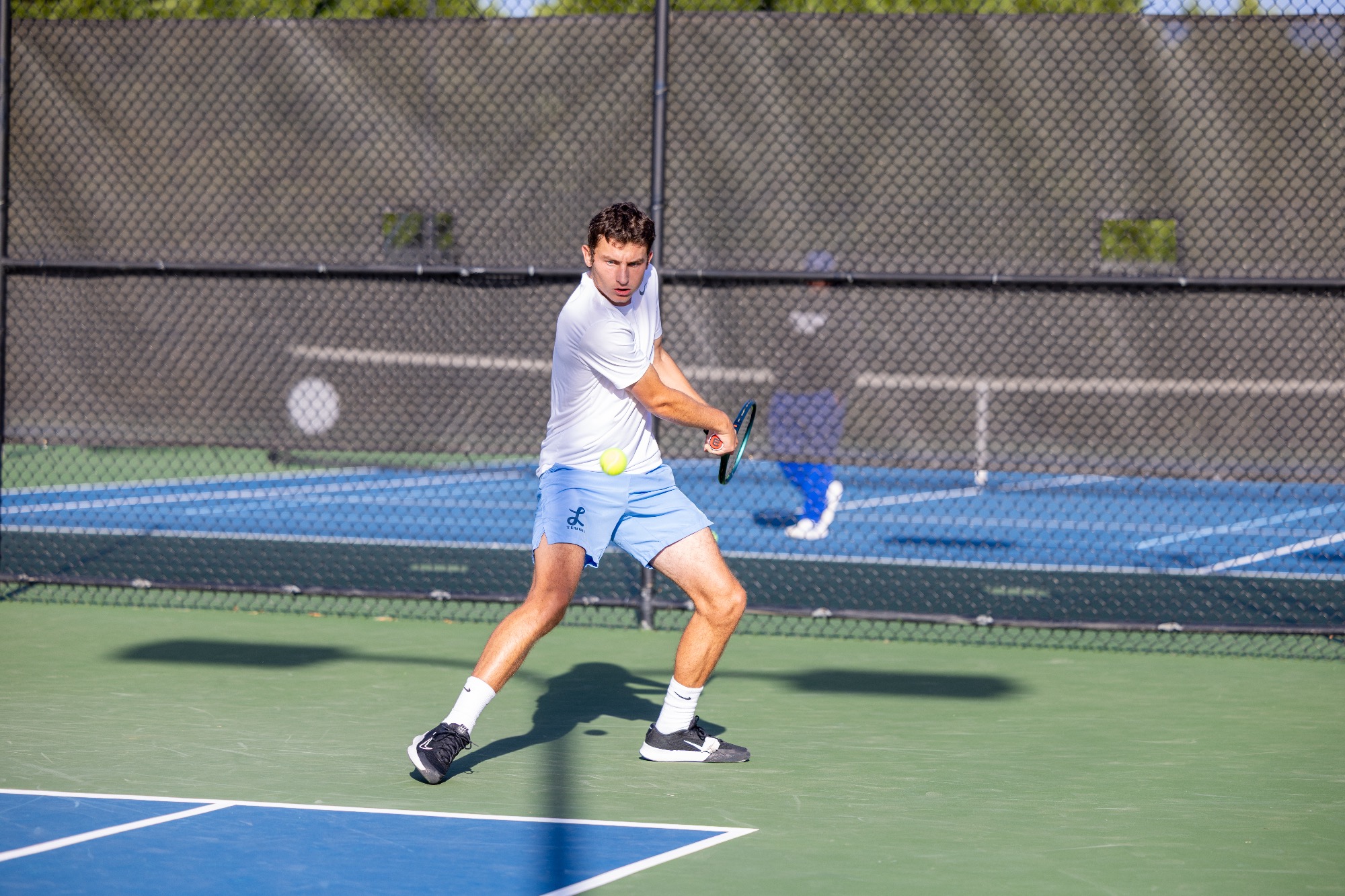 Longwood competes on day two of the 2025 Big South Individual Championship at Rock Hill Tennis Center in Rock Hill, S.C.