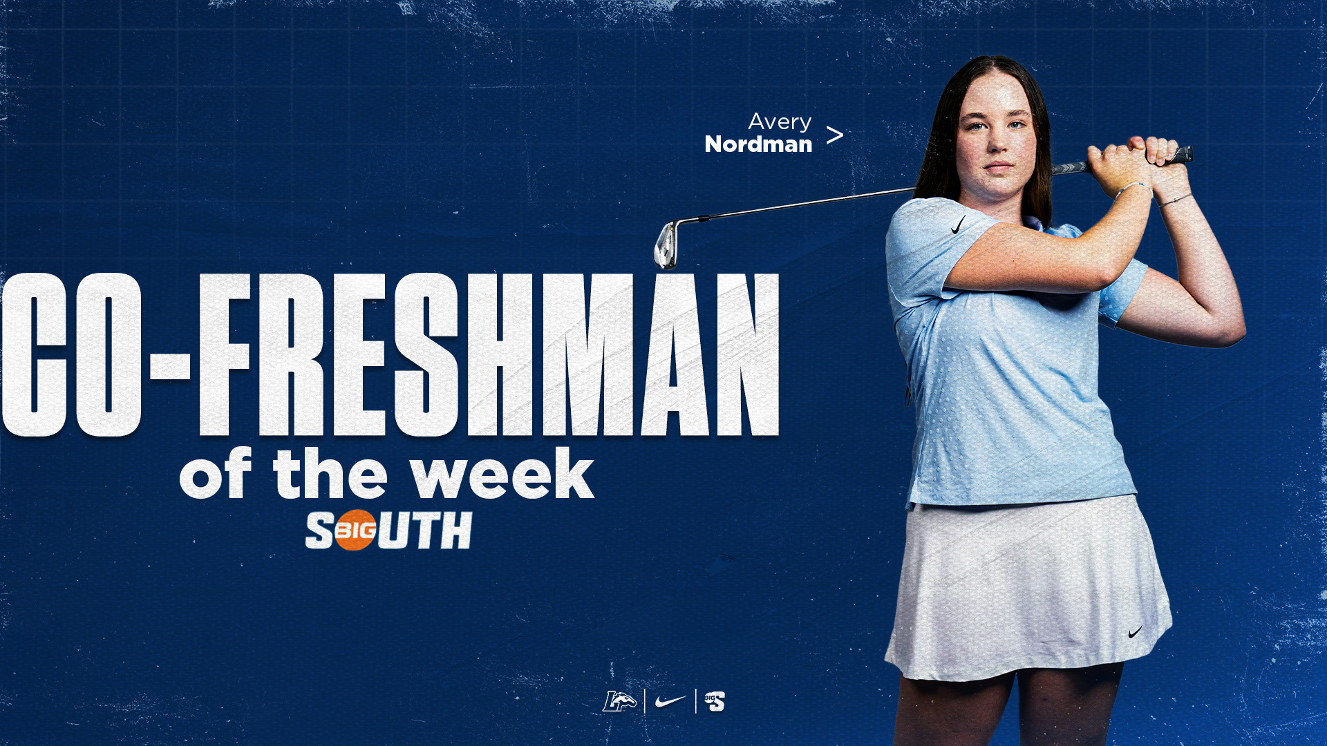 Avery Nordman | Big South Co-Freshman of the Week