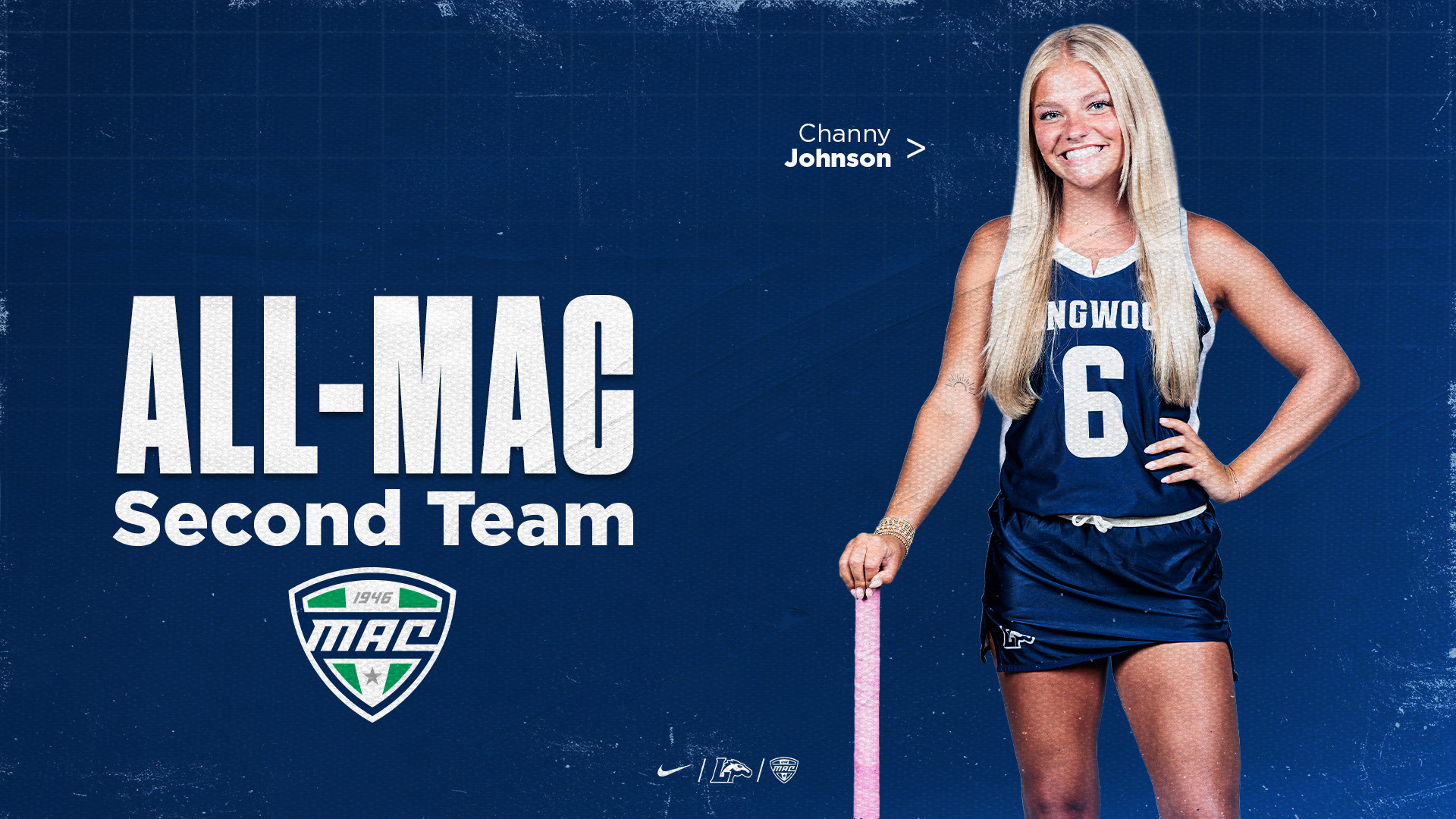 Channy Johnson field hockey All-MAC Second Team