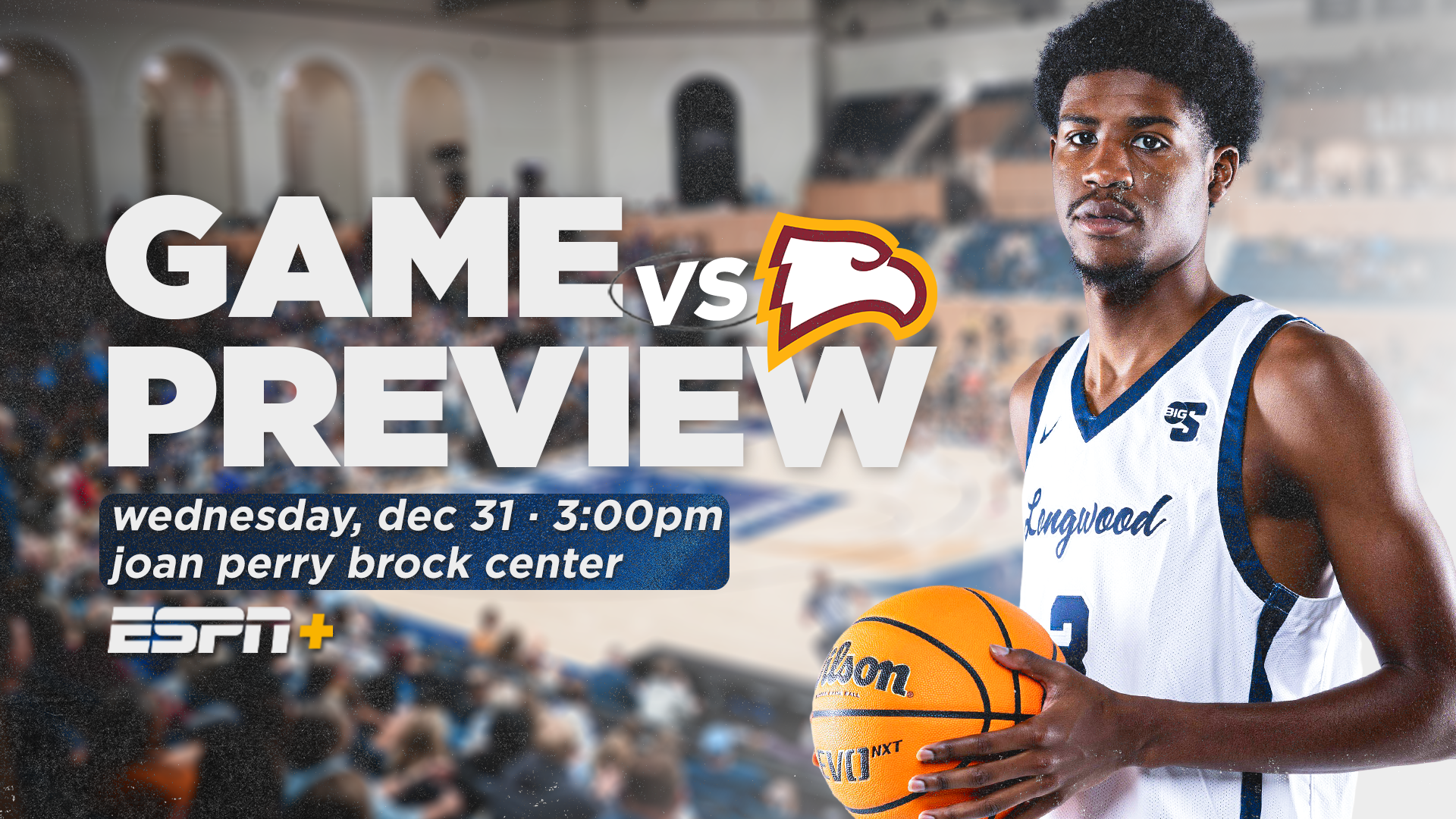 Longwood vs. Winthrop December 31 at 3 p.m.