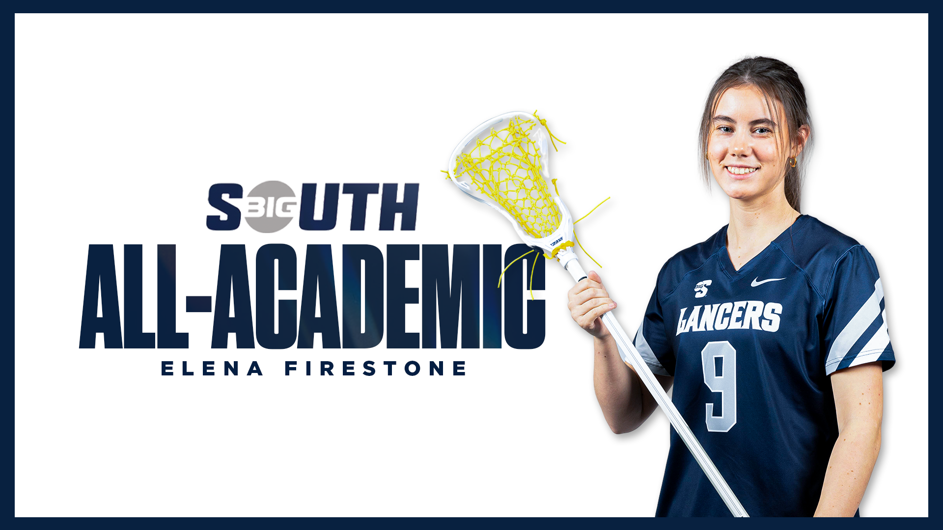 Elena Firestone Big South All-Academic Team