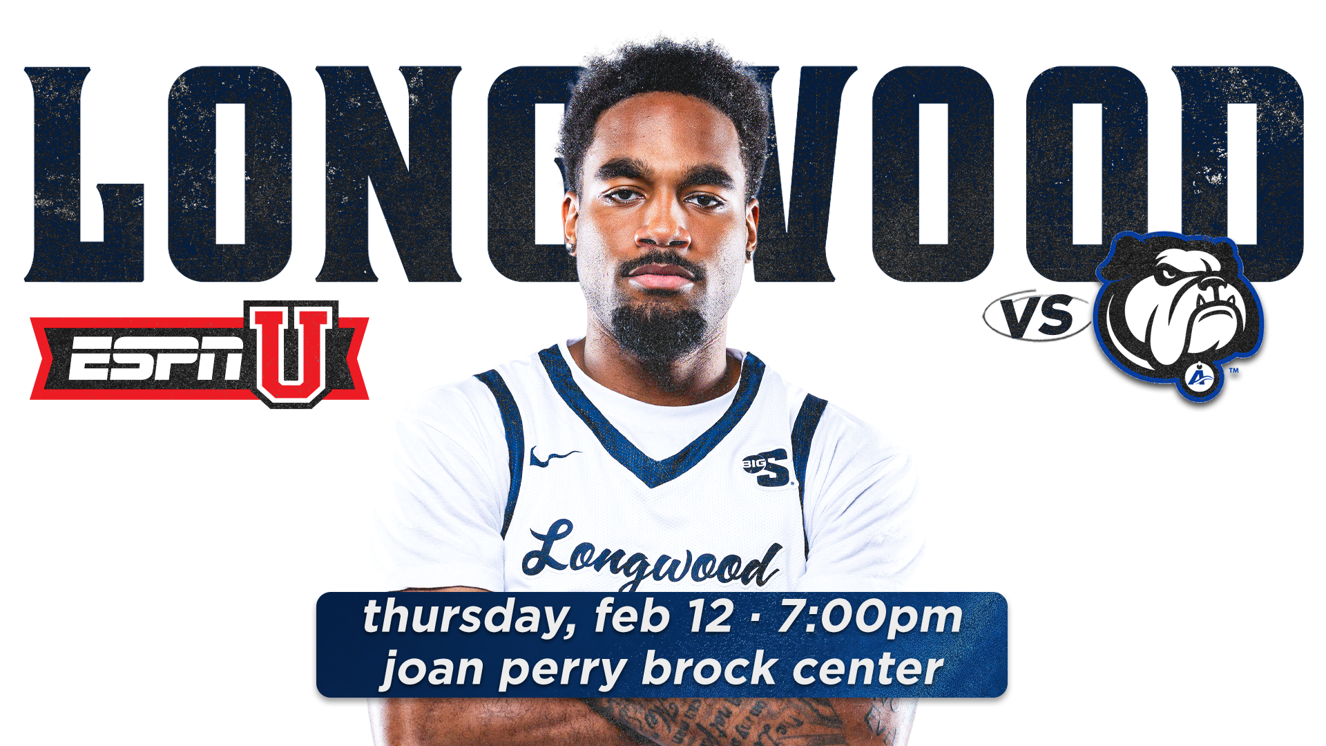 Longwood vs. UNC Asheville | February 12 on ESPNU at 7 p.m.