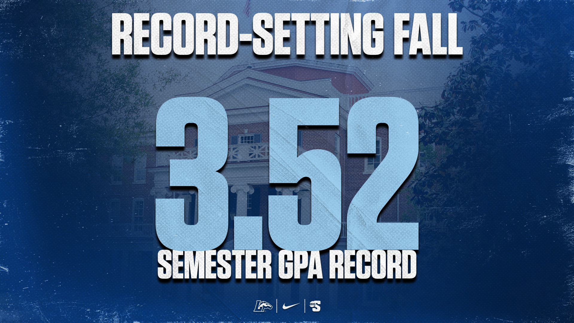 3.52 Fall GPA