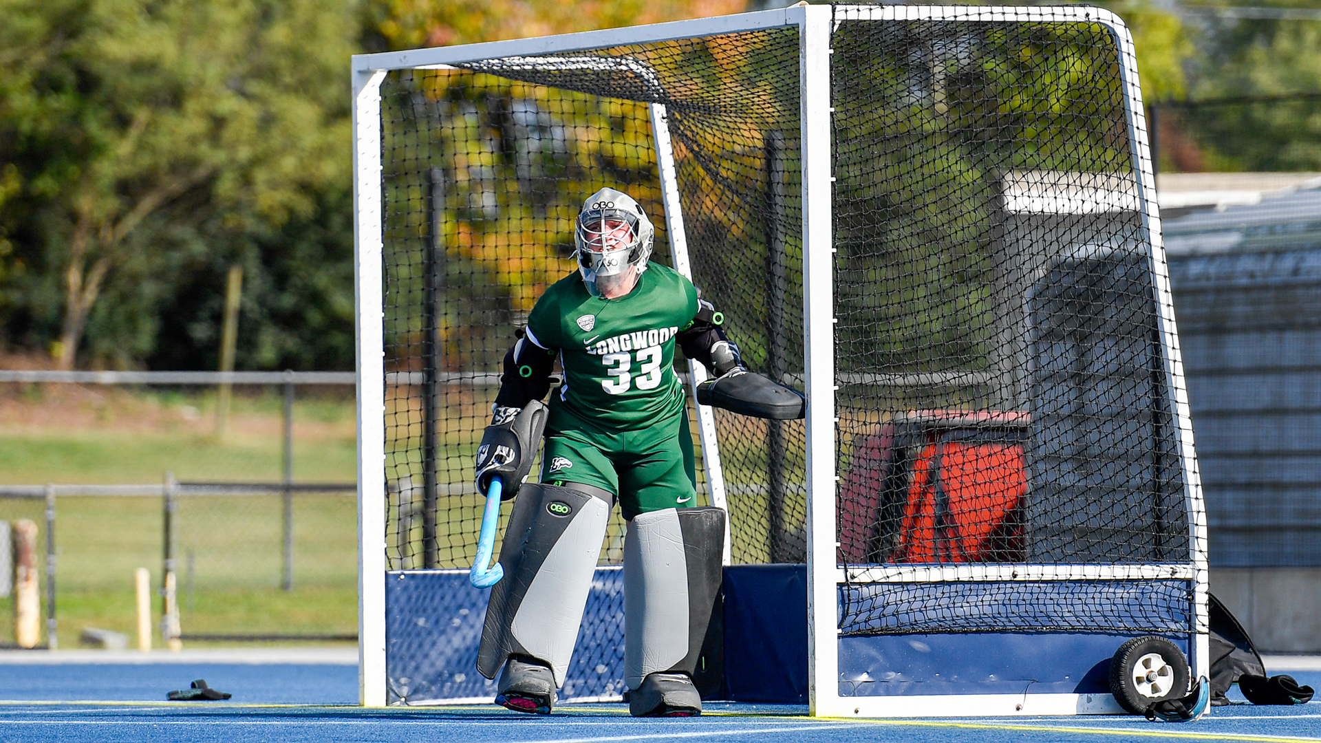 Sophie Mooldijk standing tall in goal against Kent state