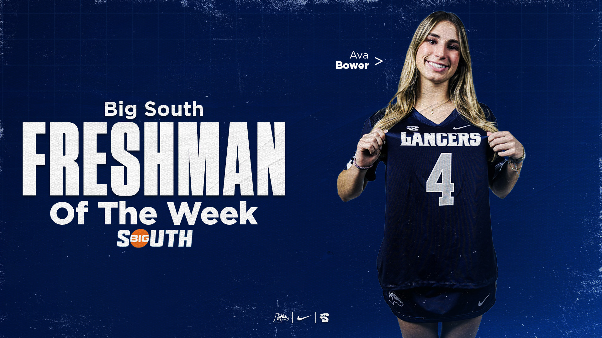 Ava Bower Big South Freshman of the Week