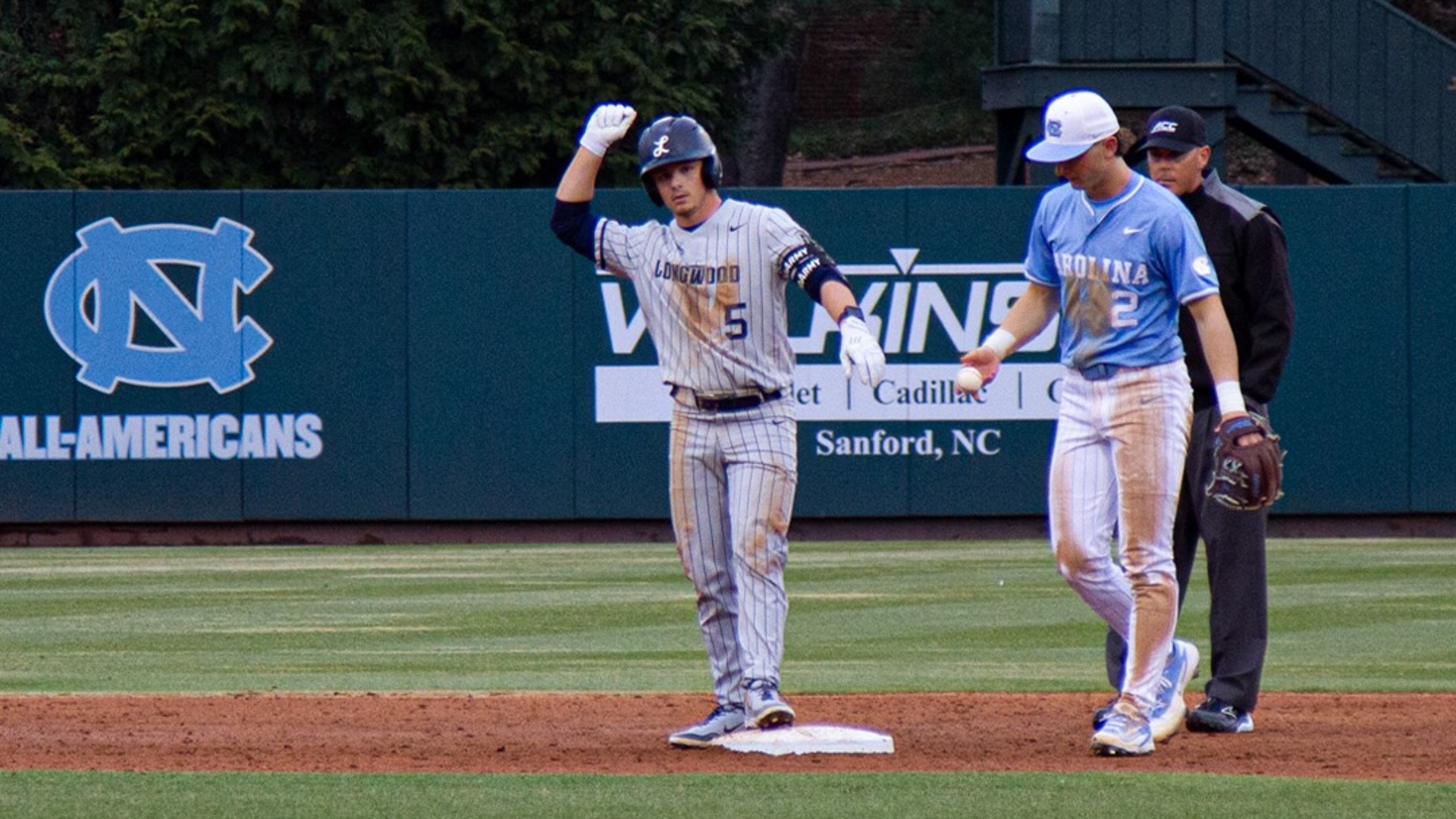 Mac Tufts on base against #10/9 UNC