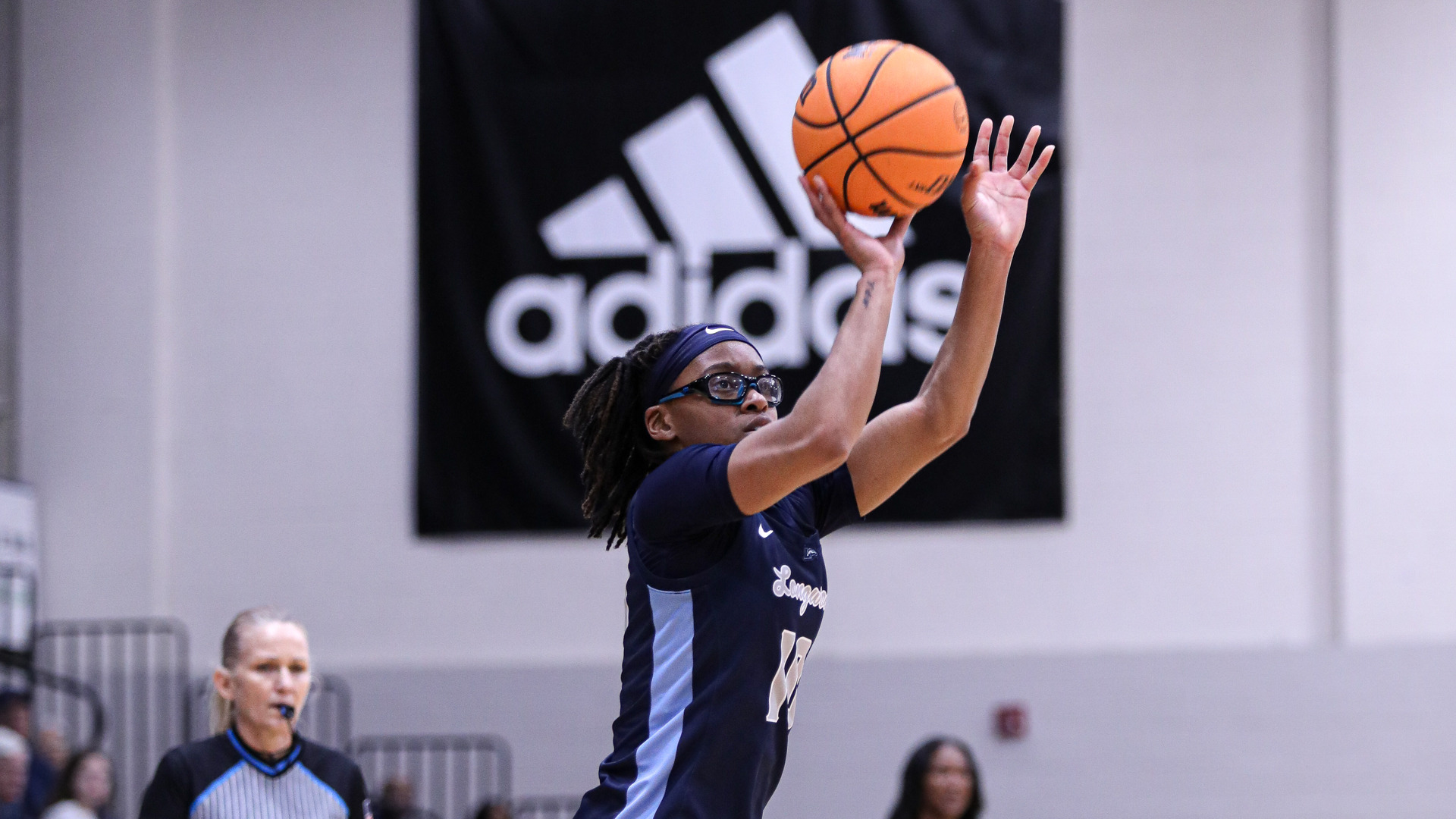 Malea Brown shoots a jump shot