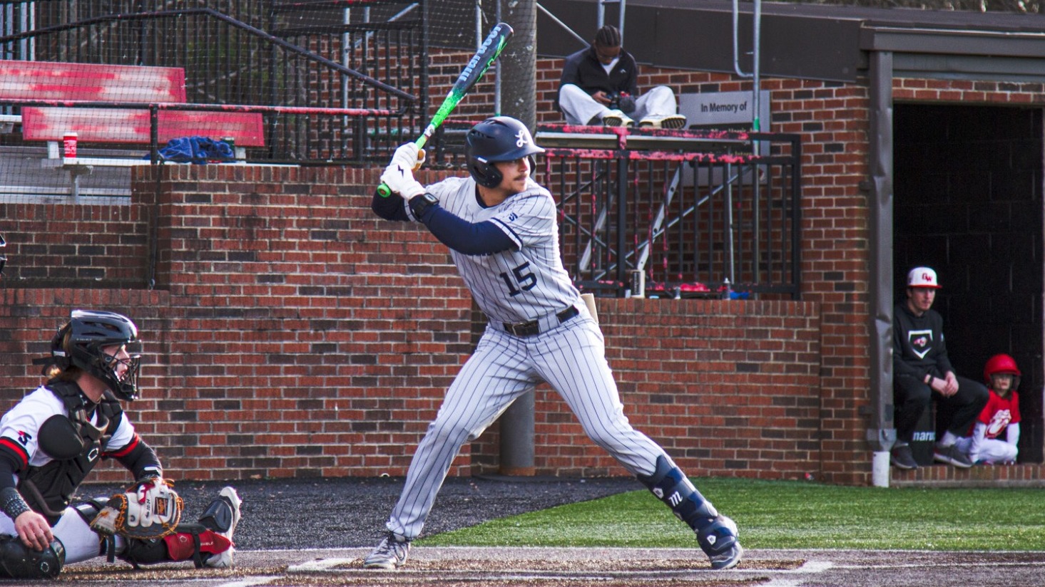 Lucas Johnson on the plate vs. Gardner-Webb