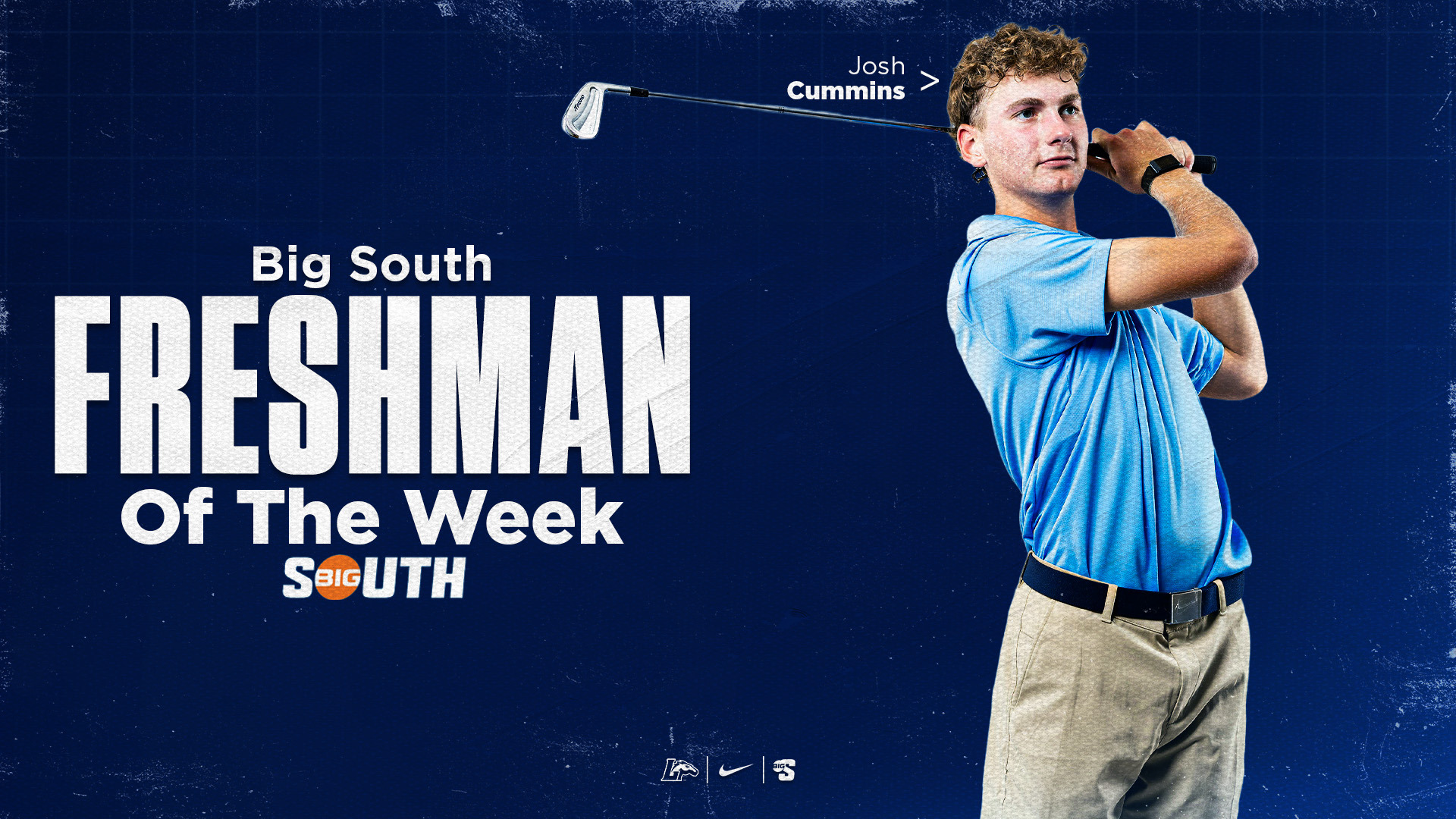 Josh Cummins Big South Freshman of the Week