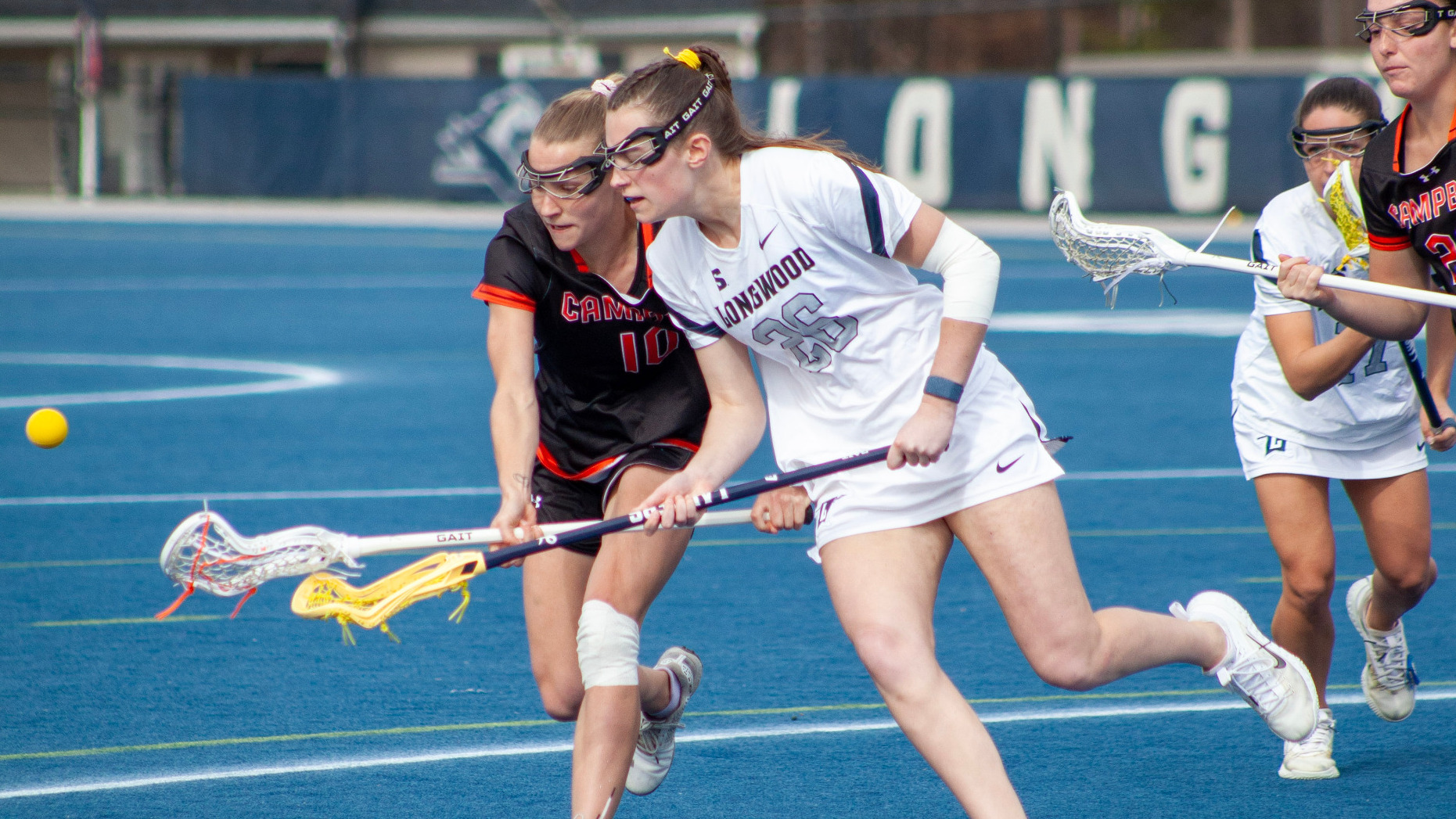 Averill Zimmer chases after the ball