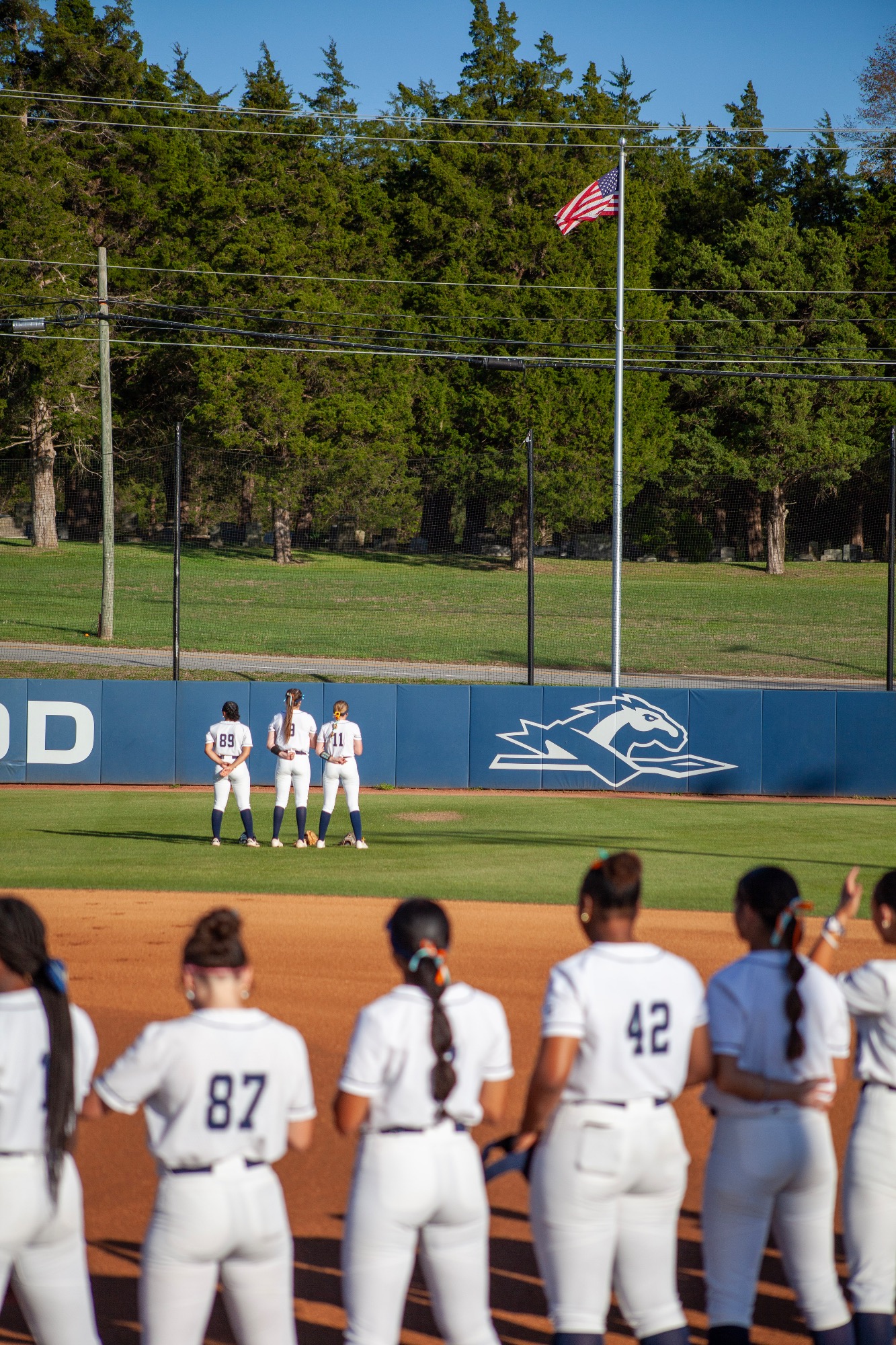 Longwood plays Radford at Bank of the James Park in Farmville, Va., on April 10, 2026.