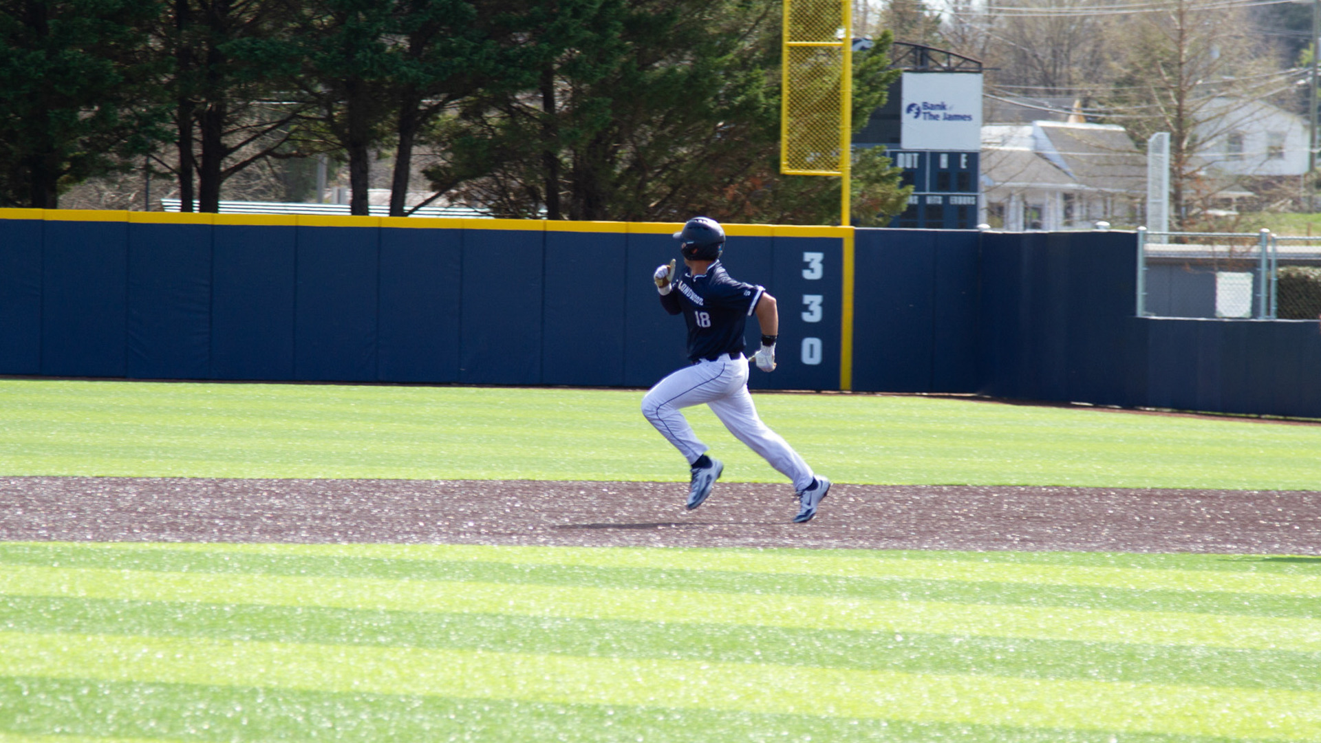 Jon Howard sprints for an extra-base hit