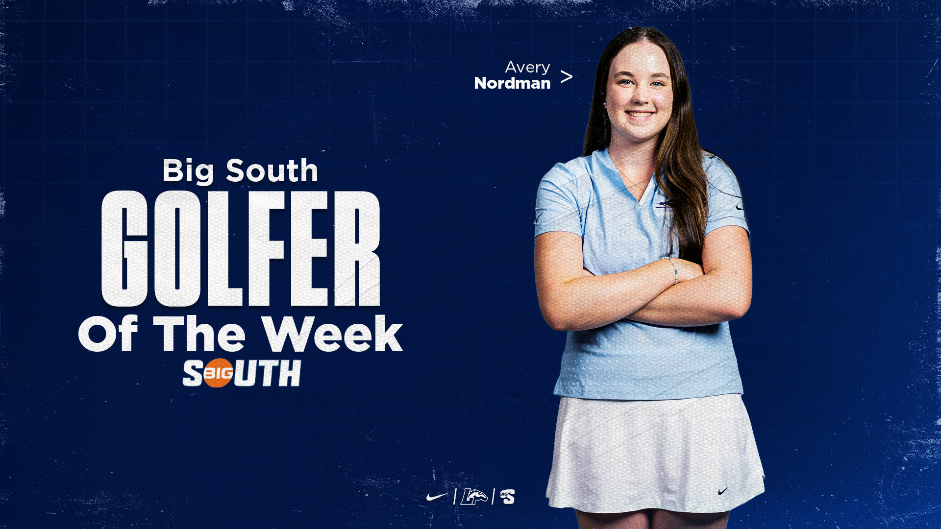 Avery Nordman Big South Golfer of the Week