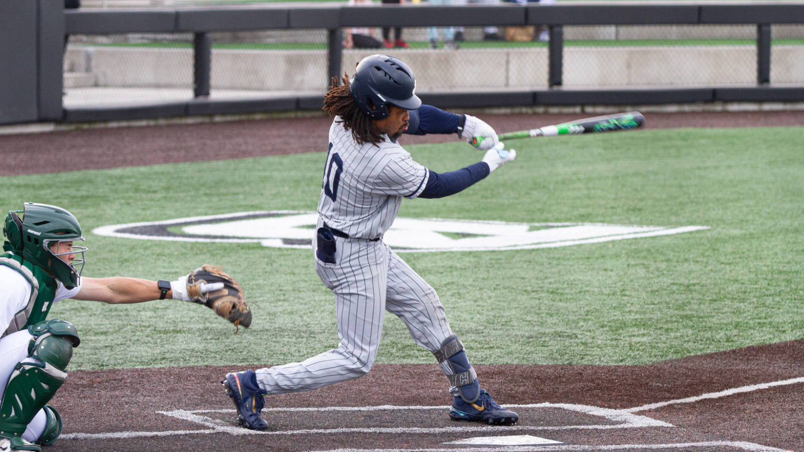 Jae'dan Carter hits a home run