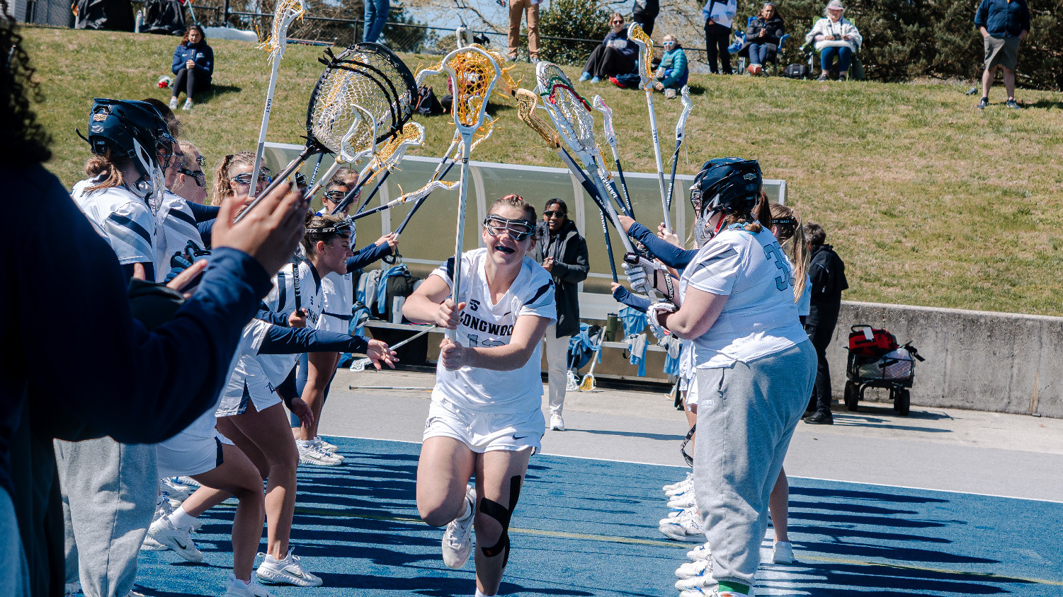 Longwood lacrosse runs through its starting lineup