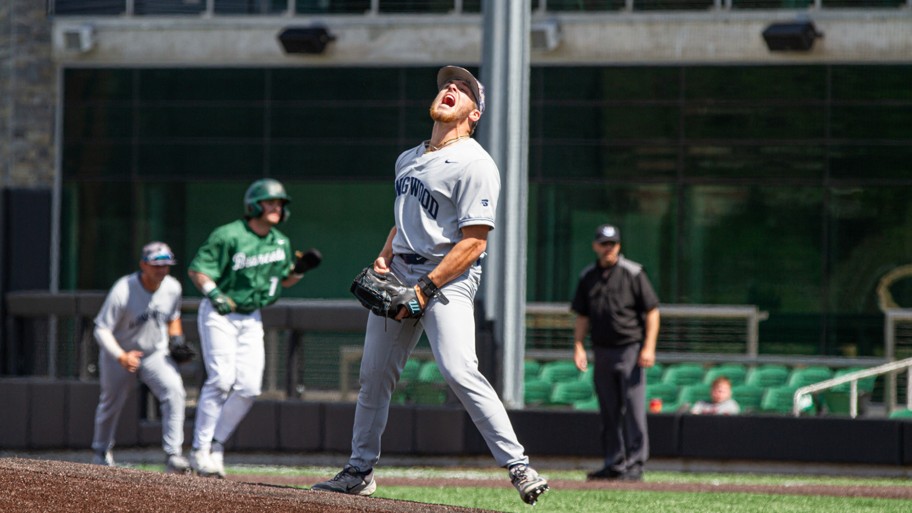 JR Fordham celebrates as the Lancers win