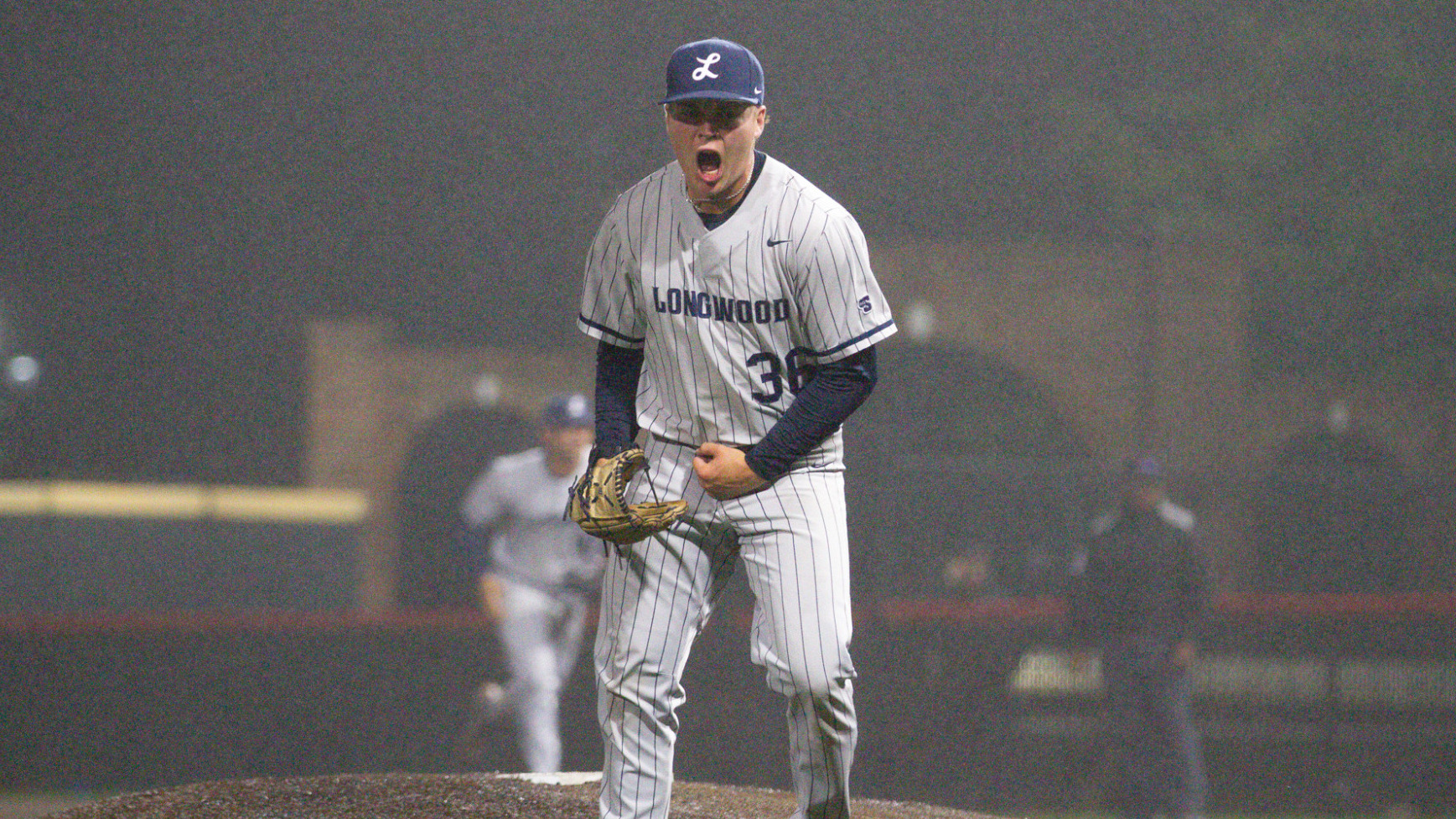 Cal Travers storms off the mound