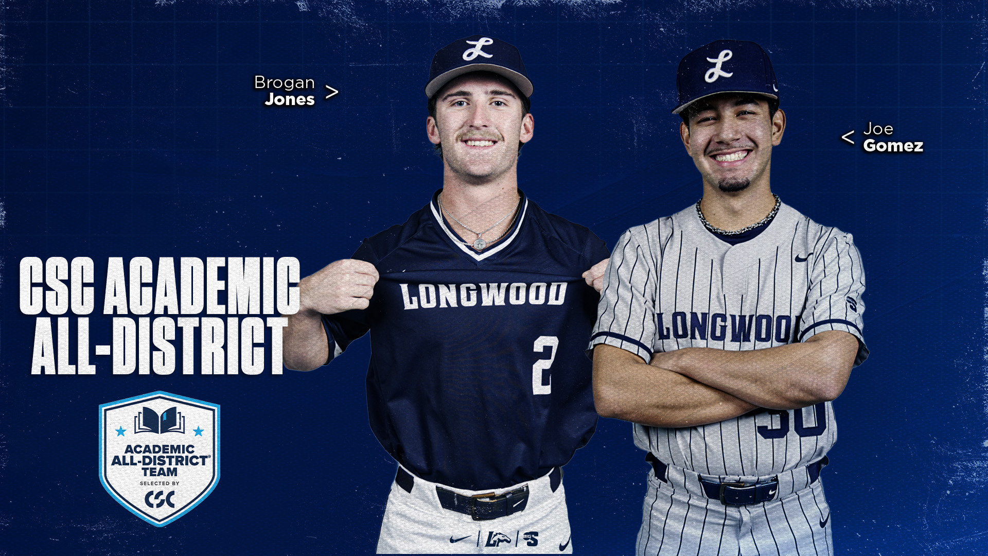Brogan Jones, Joe Gomez CSC Academic All-District