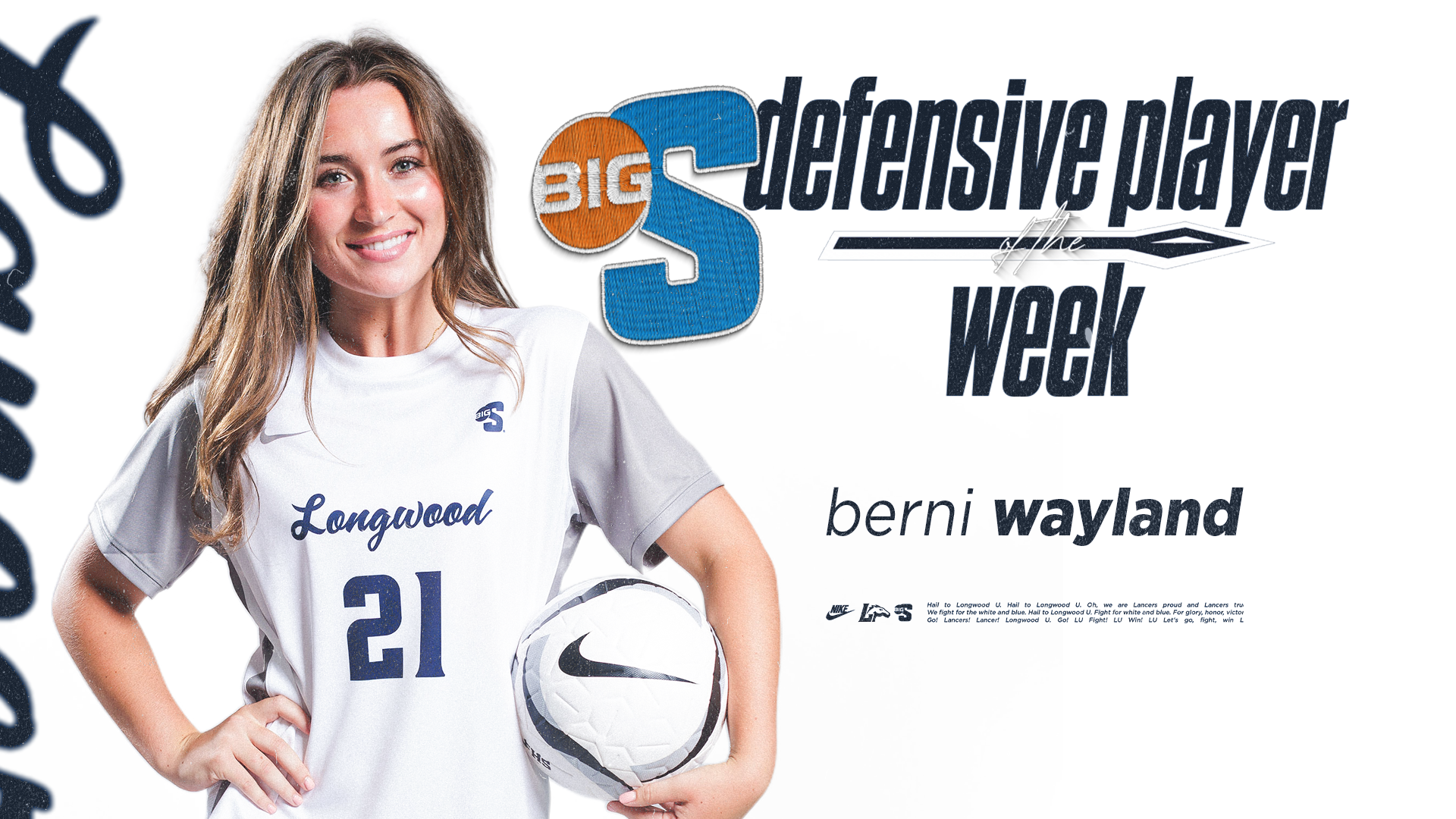 Wayland Big South Defensive Player of the Week