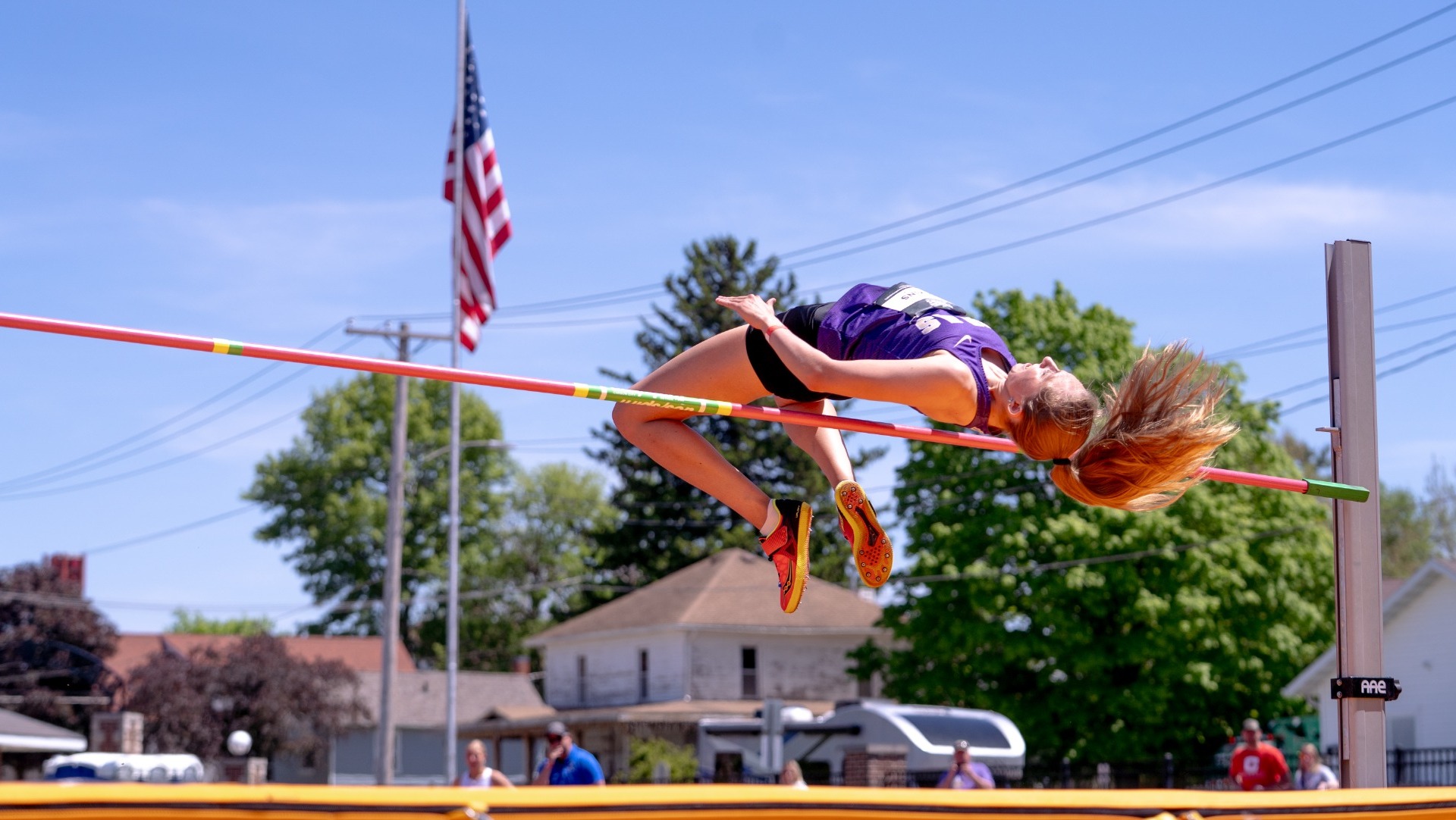 Sara Hoskins High Jump 2025 A-R-C Outdoor Championships