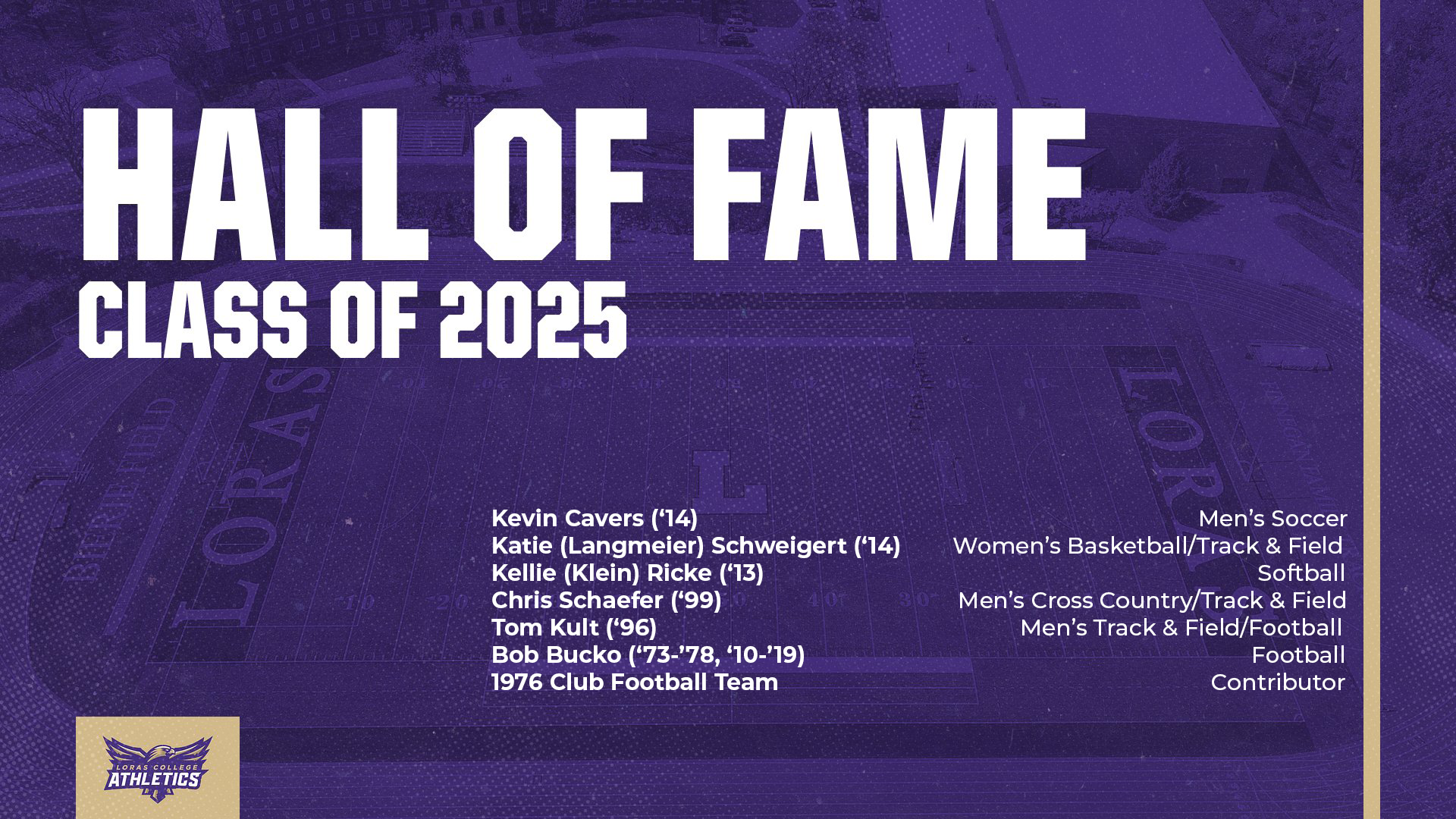 2025 Hall of Fame Class Announcement