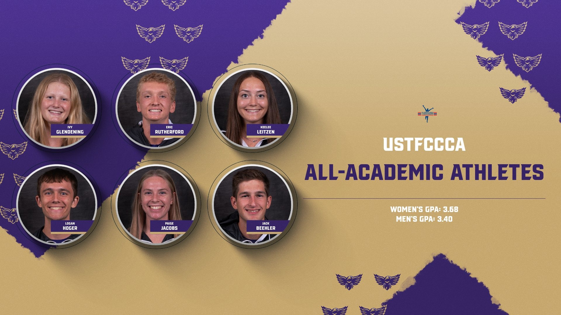 XC USTFCCCA All-Academic Story Graphic