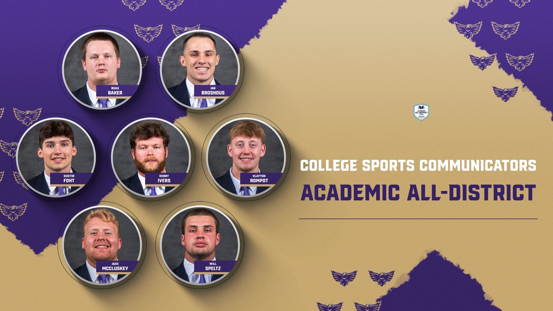 CSC Academic All-District Football