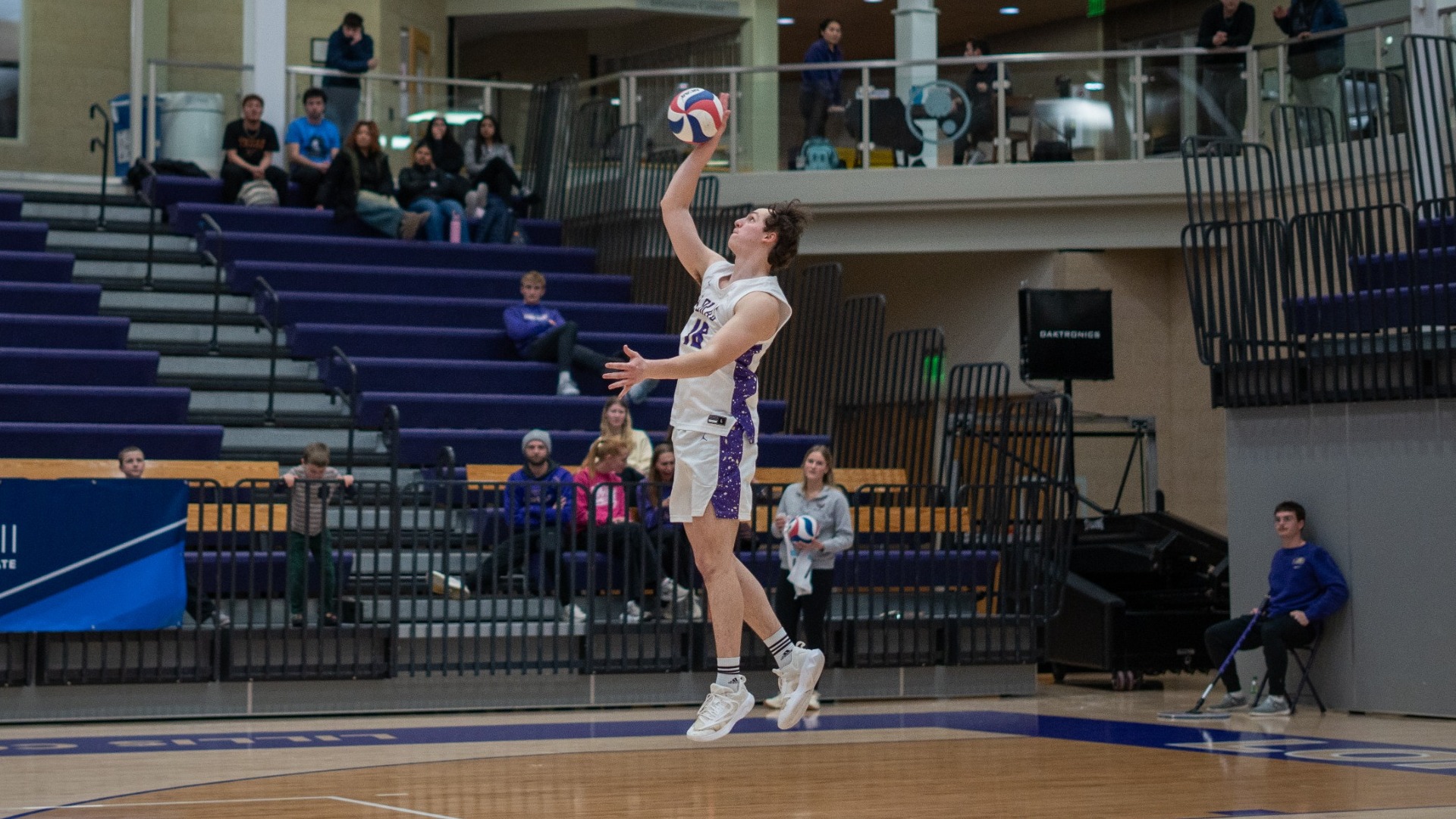 Roman Rothermel Serving Volleyball 