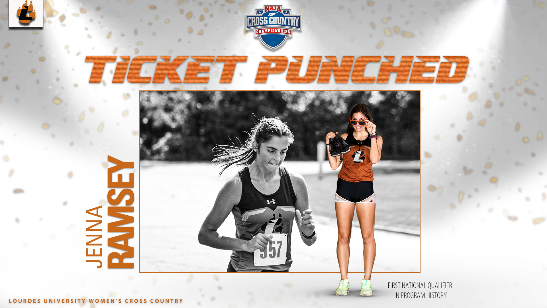 Jenna Ramsey first nationals qualifier