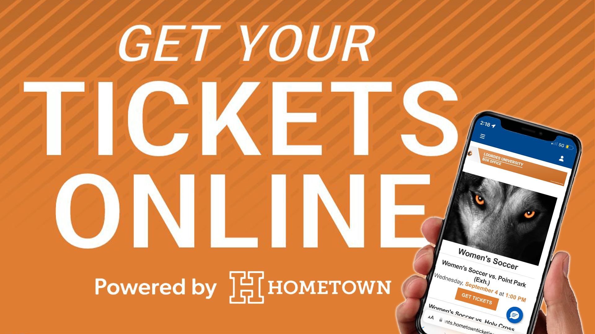 Get your tickets now