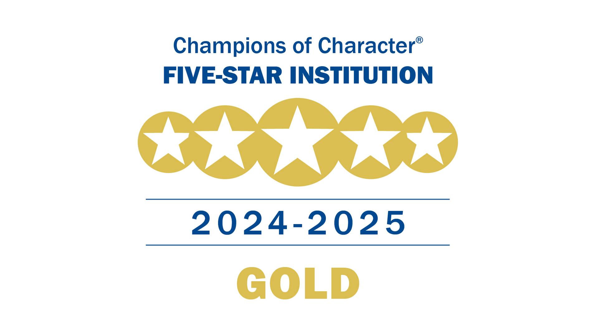 GOLD CHAMPIONS OF CHARACTER