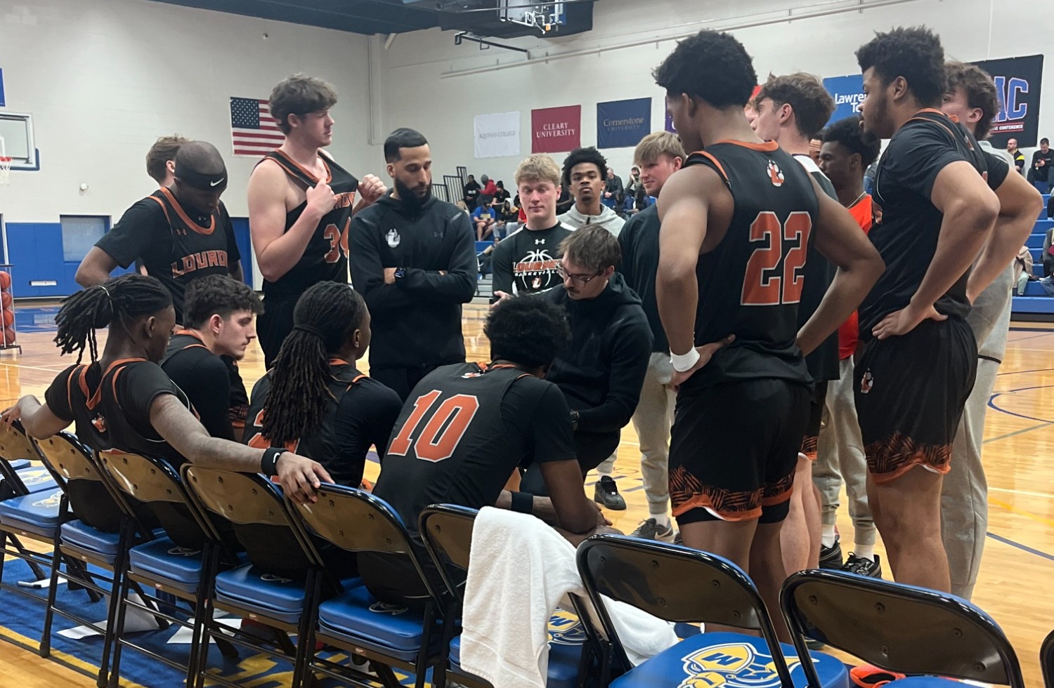 team huddle