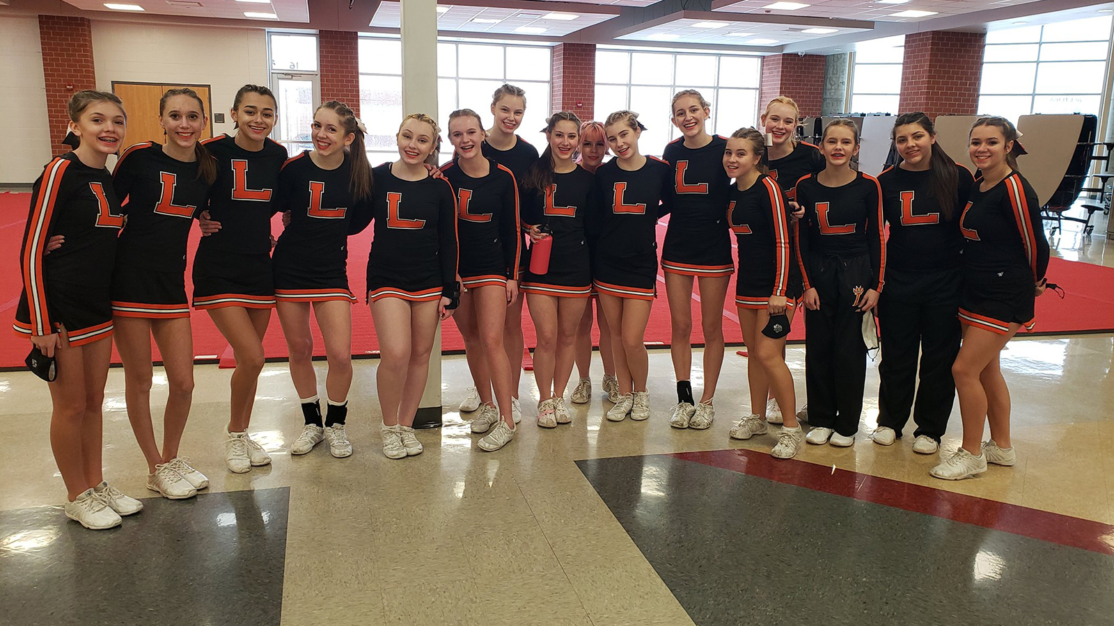 Loveland Cheer Team Represents at ECC Championships Loveland Tigers