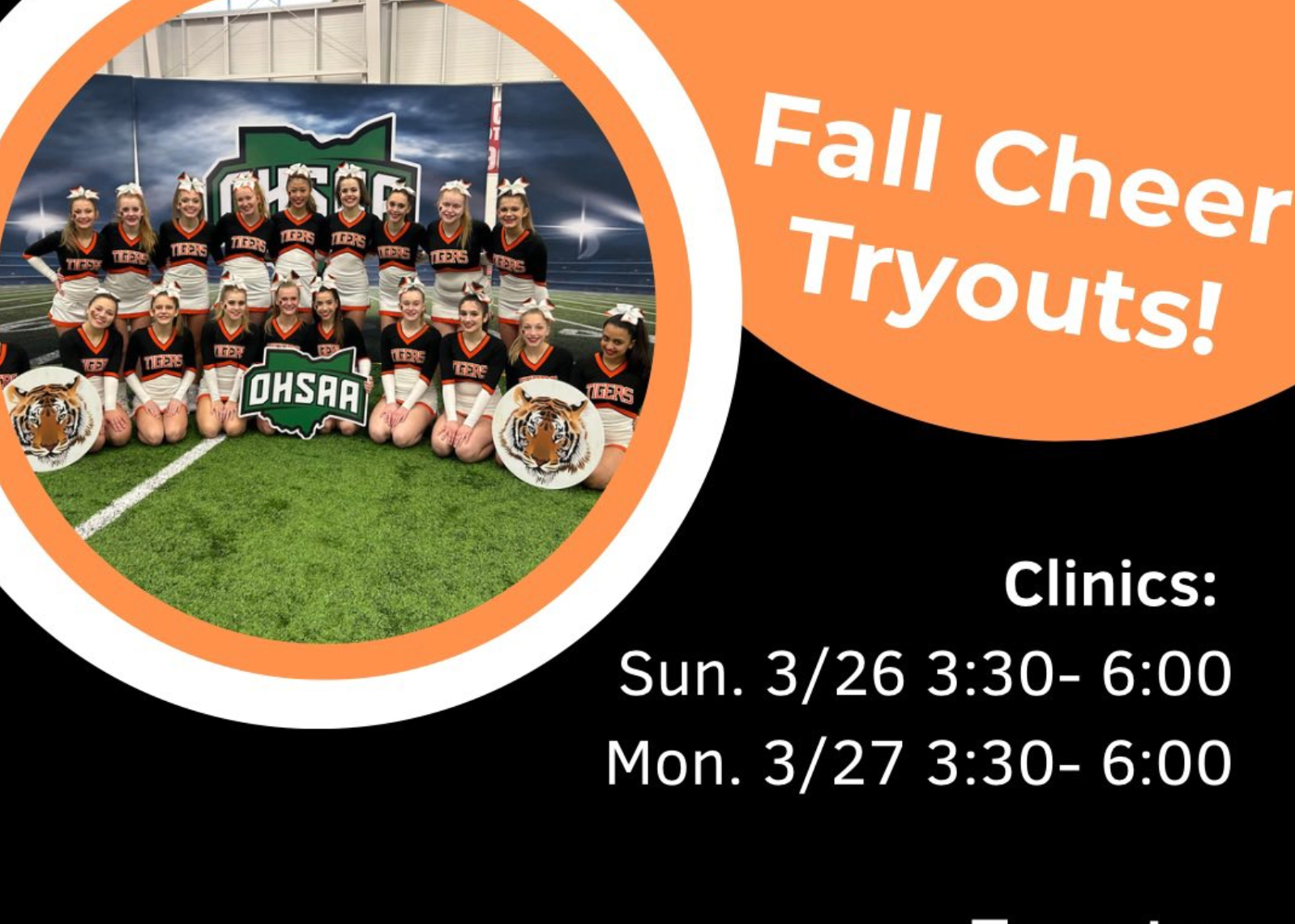 2023 Fall Cheer Clinics-Tryouts