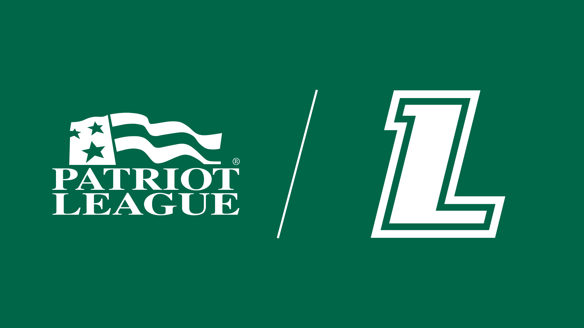 Patriot League and Loyola logos