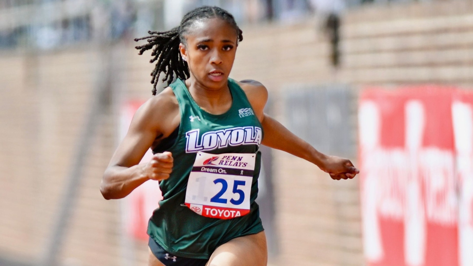 Lauryn Clarke at the Penn Relays