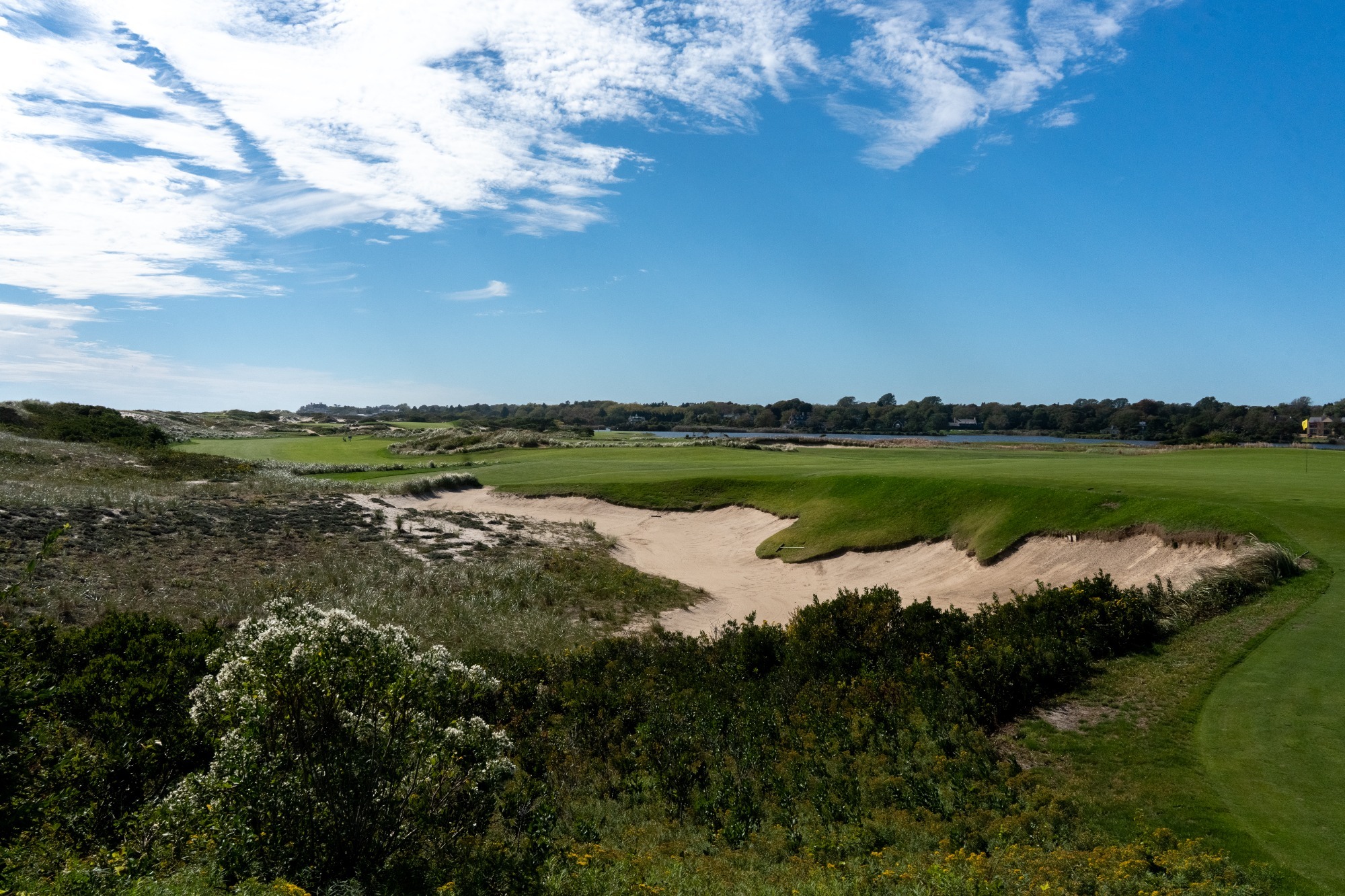 Maidstone Club from the turnhouse between the 9th and 13th greens