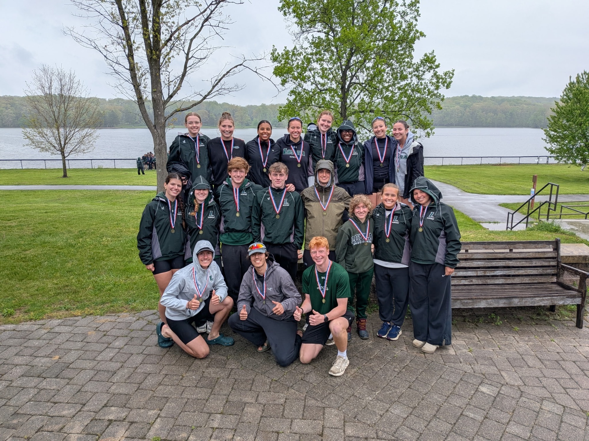 Loyola rowing at the 2026 Gifford Pinchot Regatta