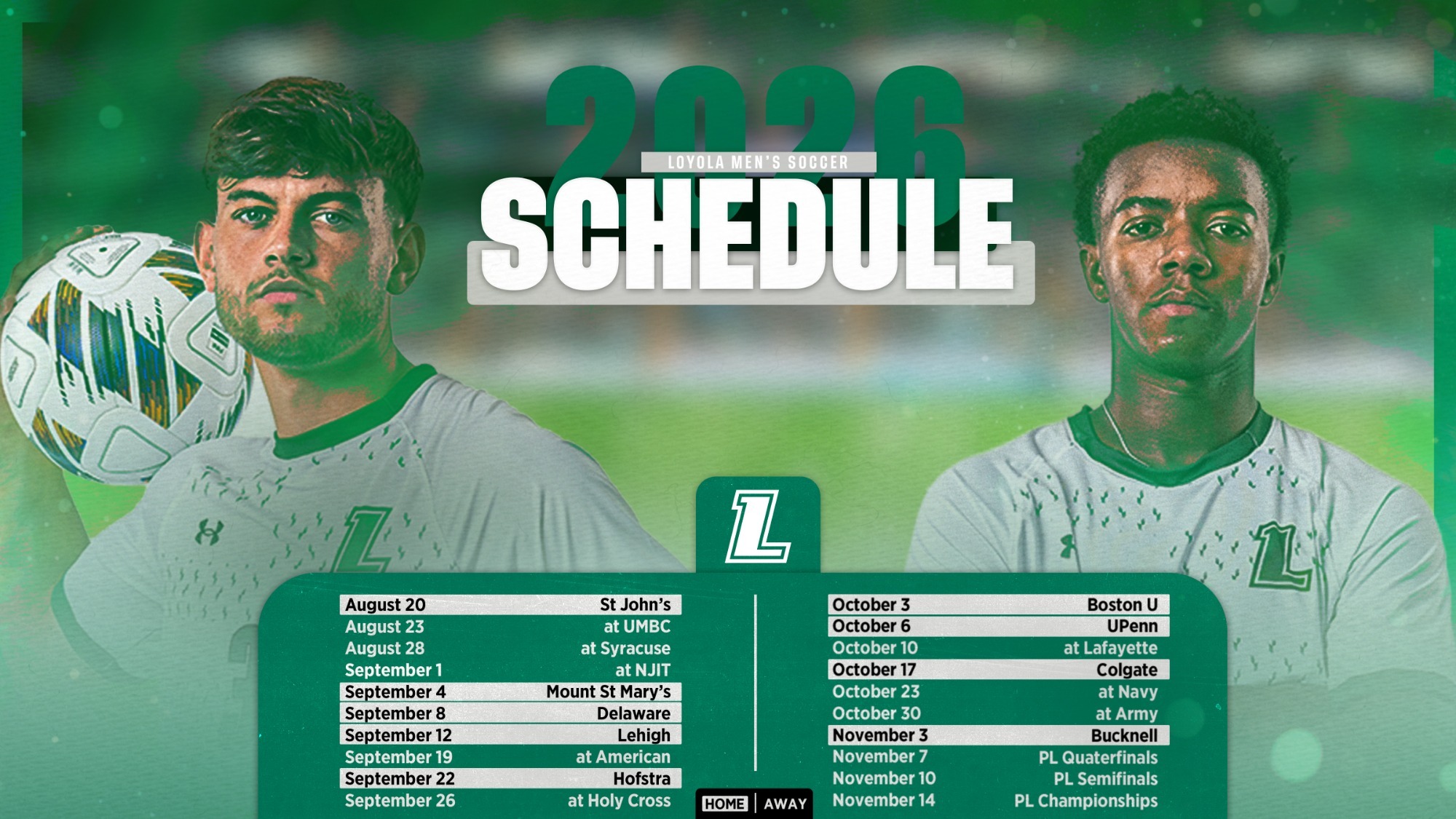 2026 Mens Soccer Schedule