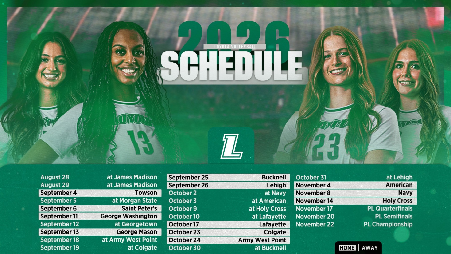 2026 Volleyball Schedule