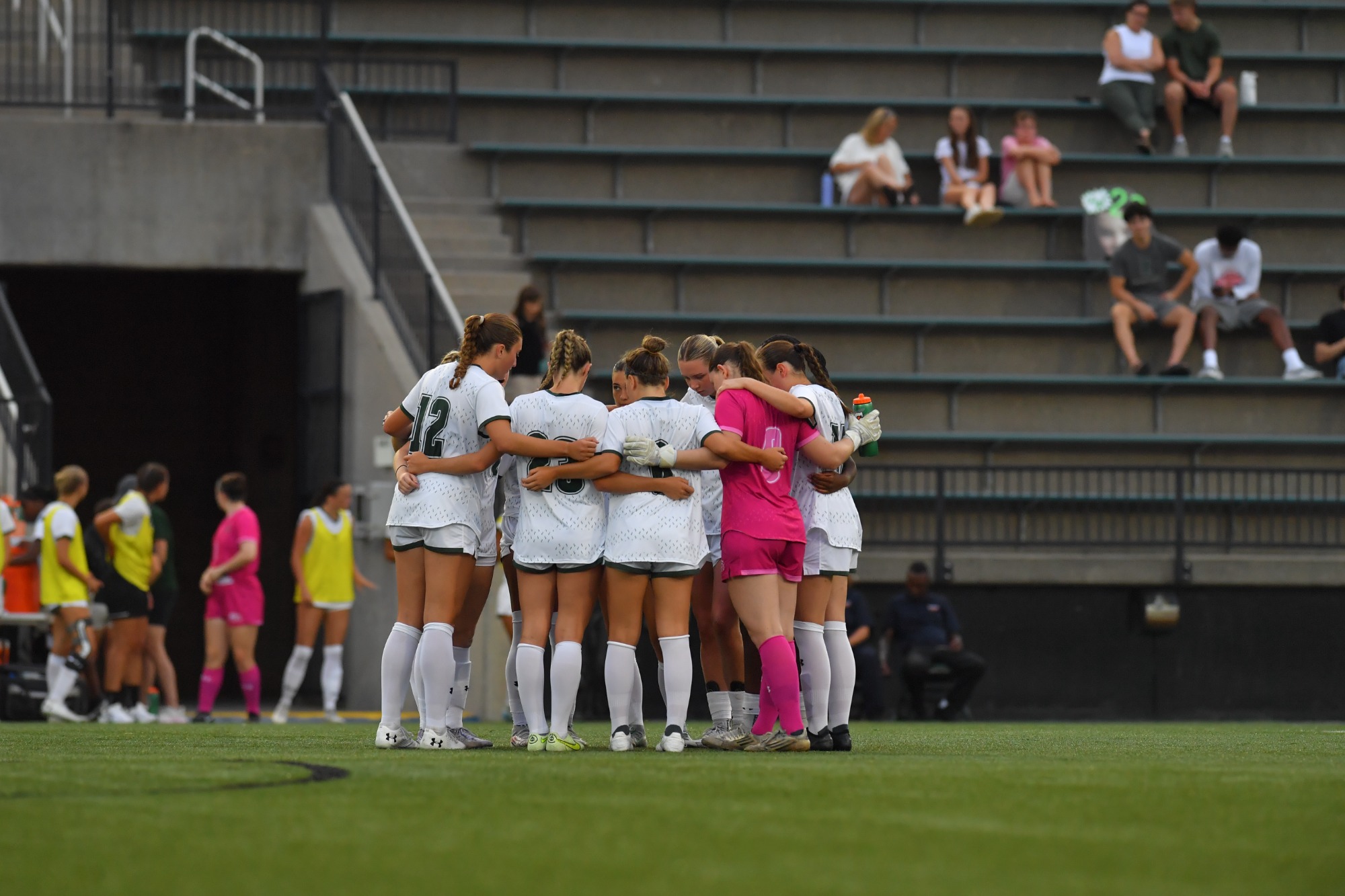 Team huddle
