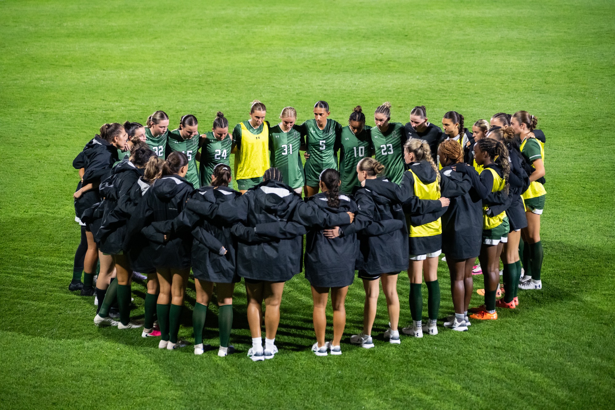 Team huddle