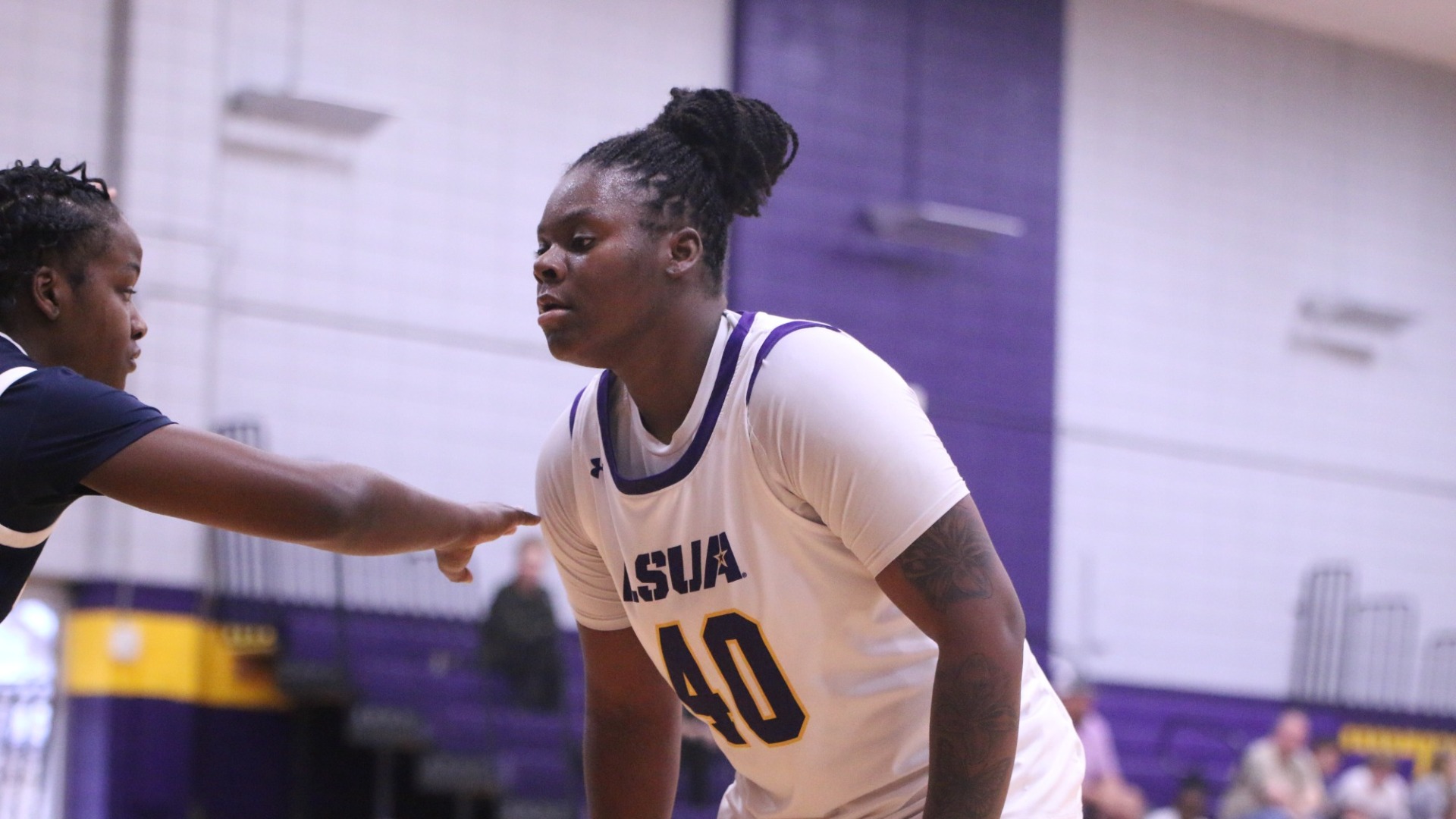 Justice Young gets into position against TAMUT