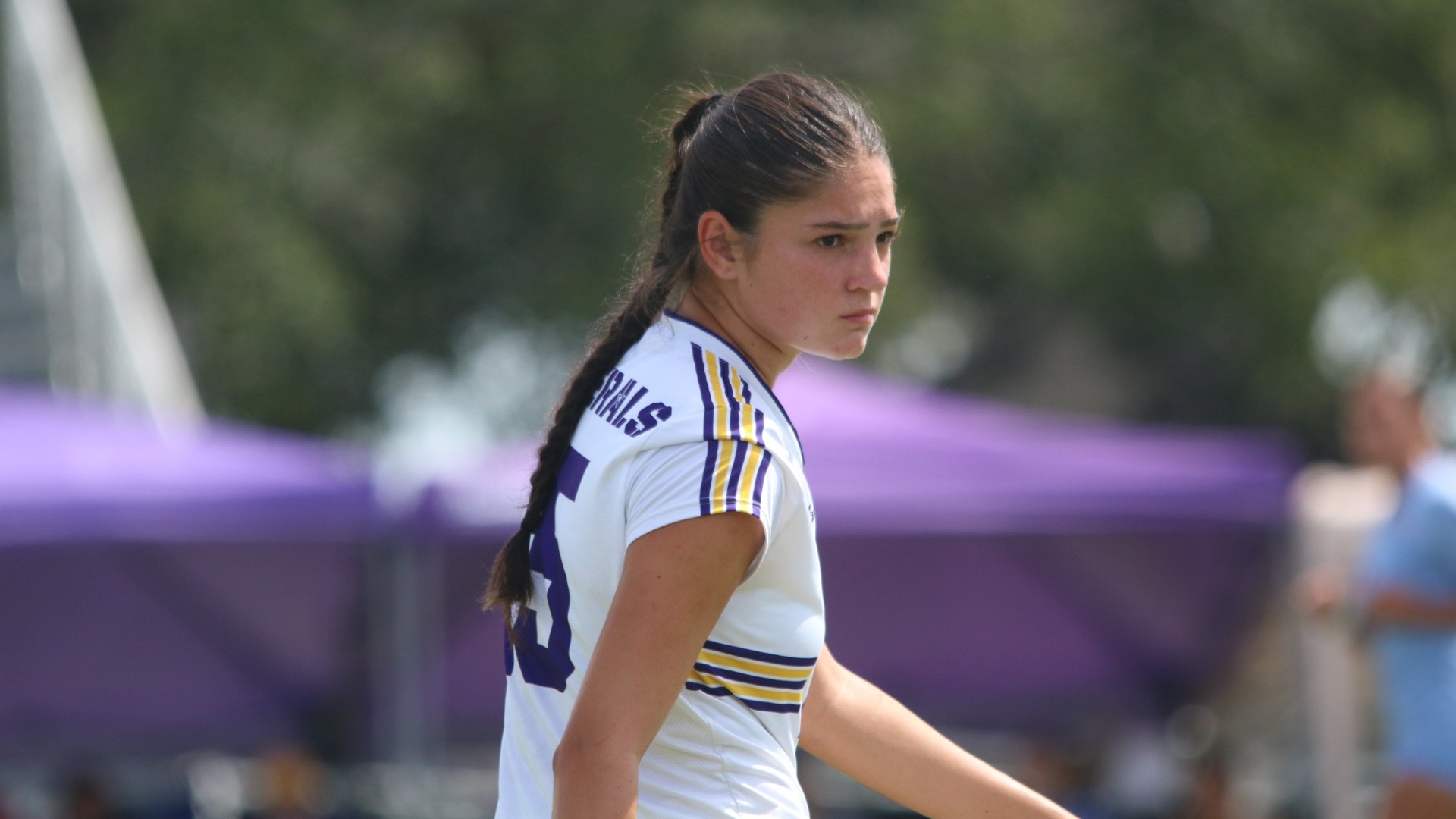 Ariana Lowenstein looks on during a game
