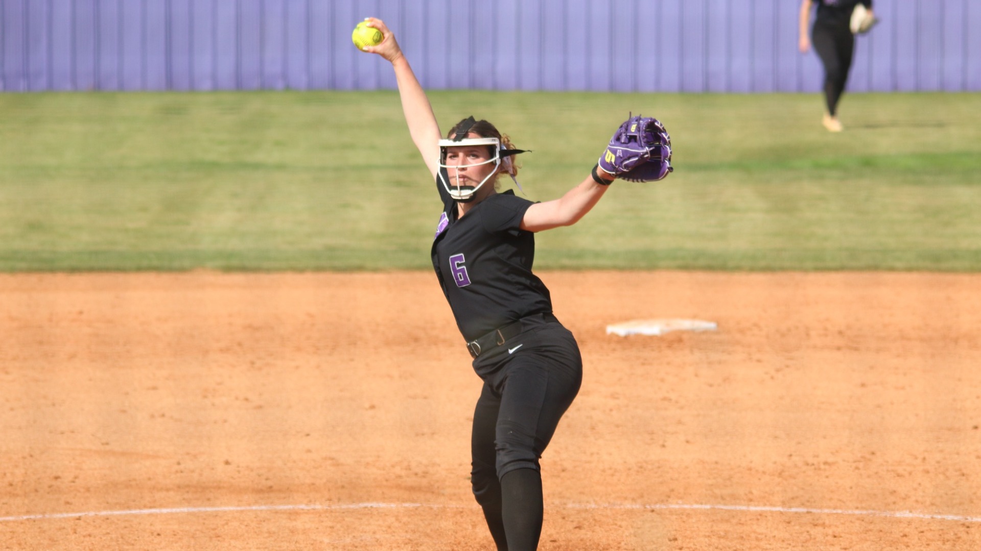 Lainee Bailey delivers a pitch against MBU
