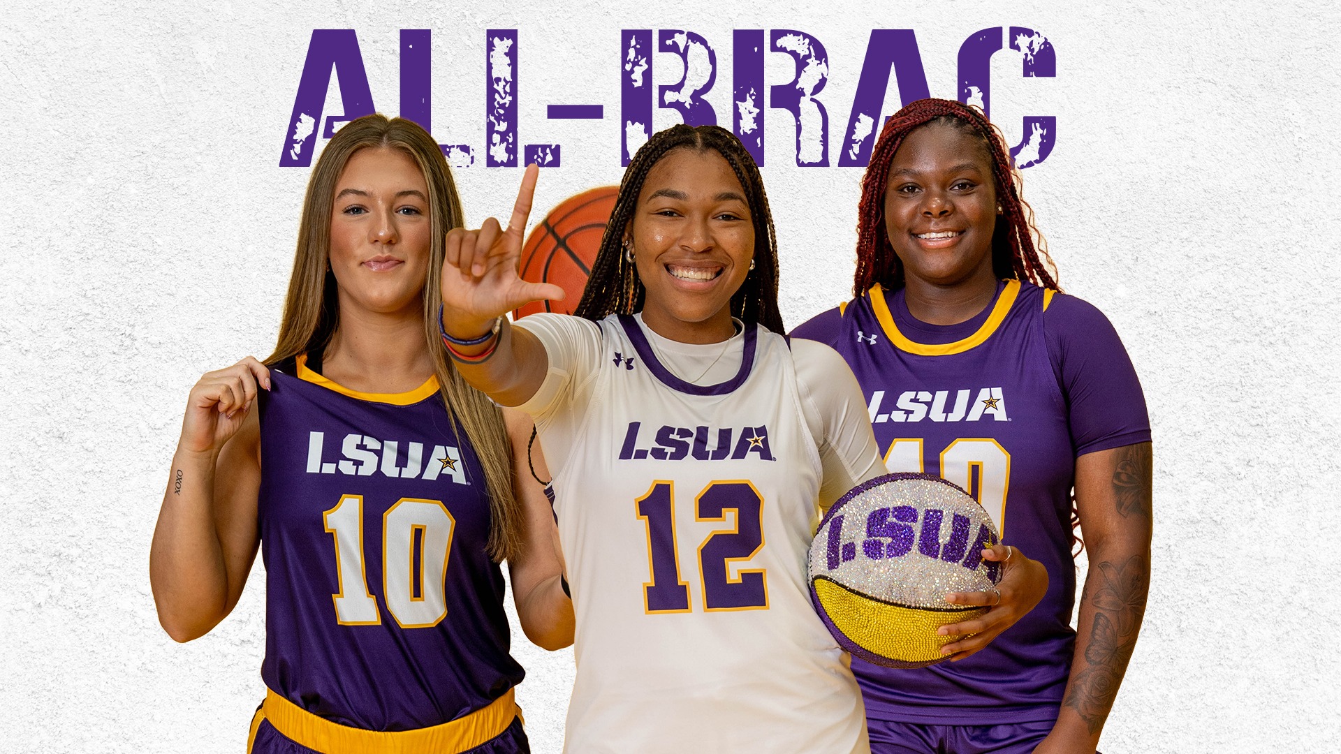 Sydney Person, Aubrey Hoyt, and Justice Young in an All-RRAC graphic